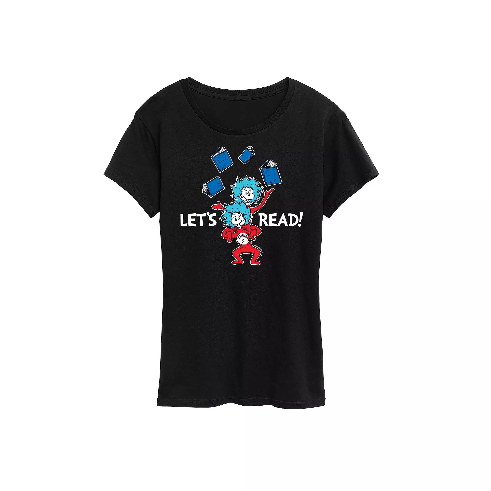 Women's Dr. Seuss Let's Read Graphic Tee,  Product Image