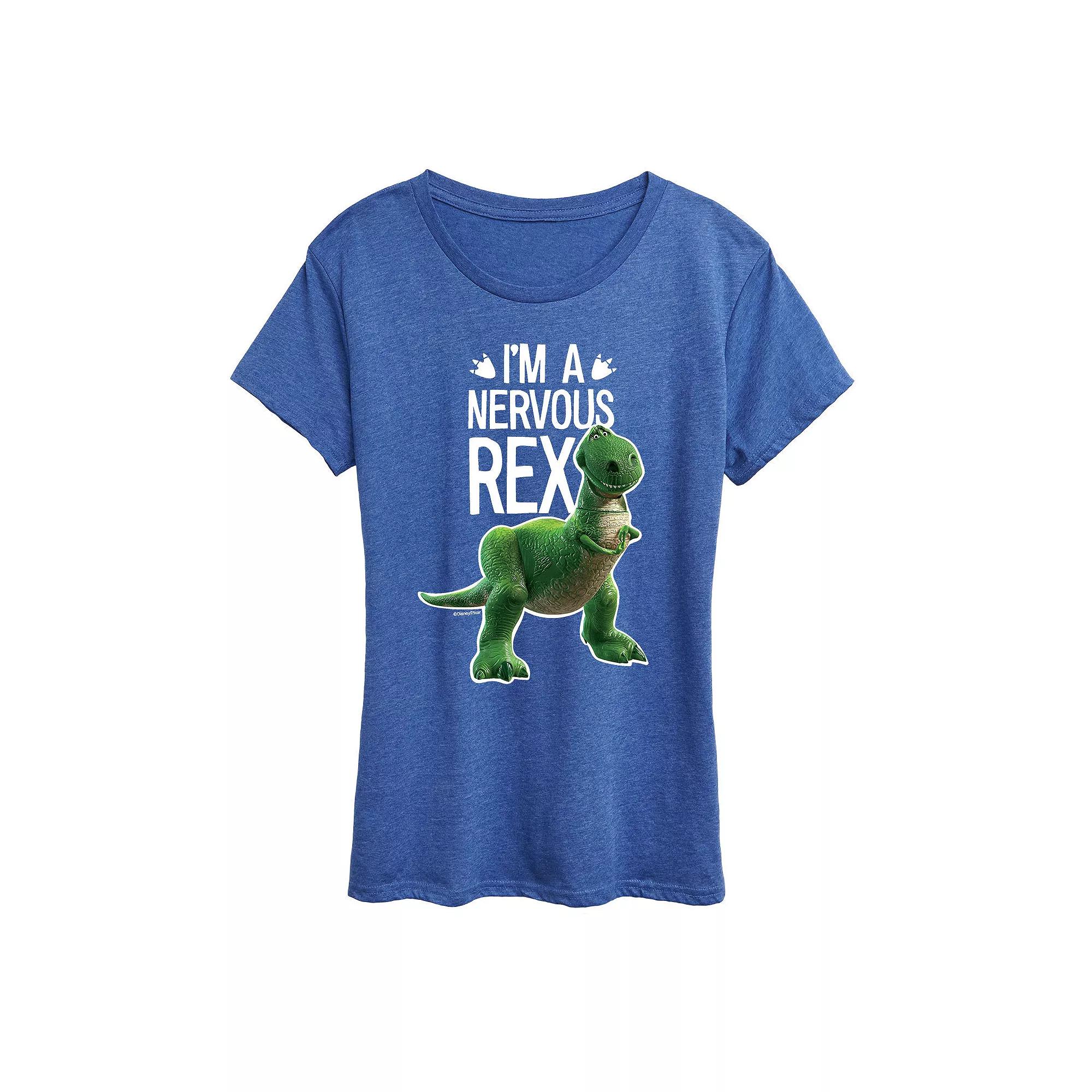 Disney / Pixar's Toy Story Women's Nervous Rex Graphic Tee, Girl's,  Product Image