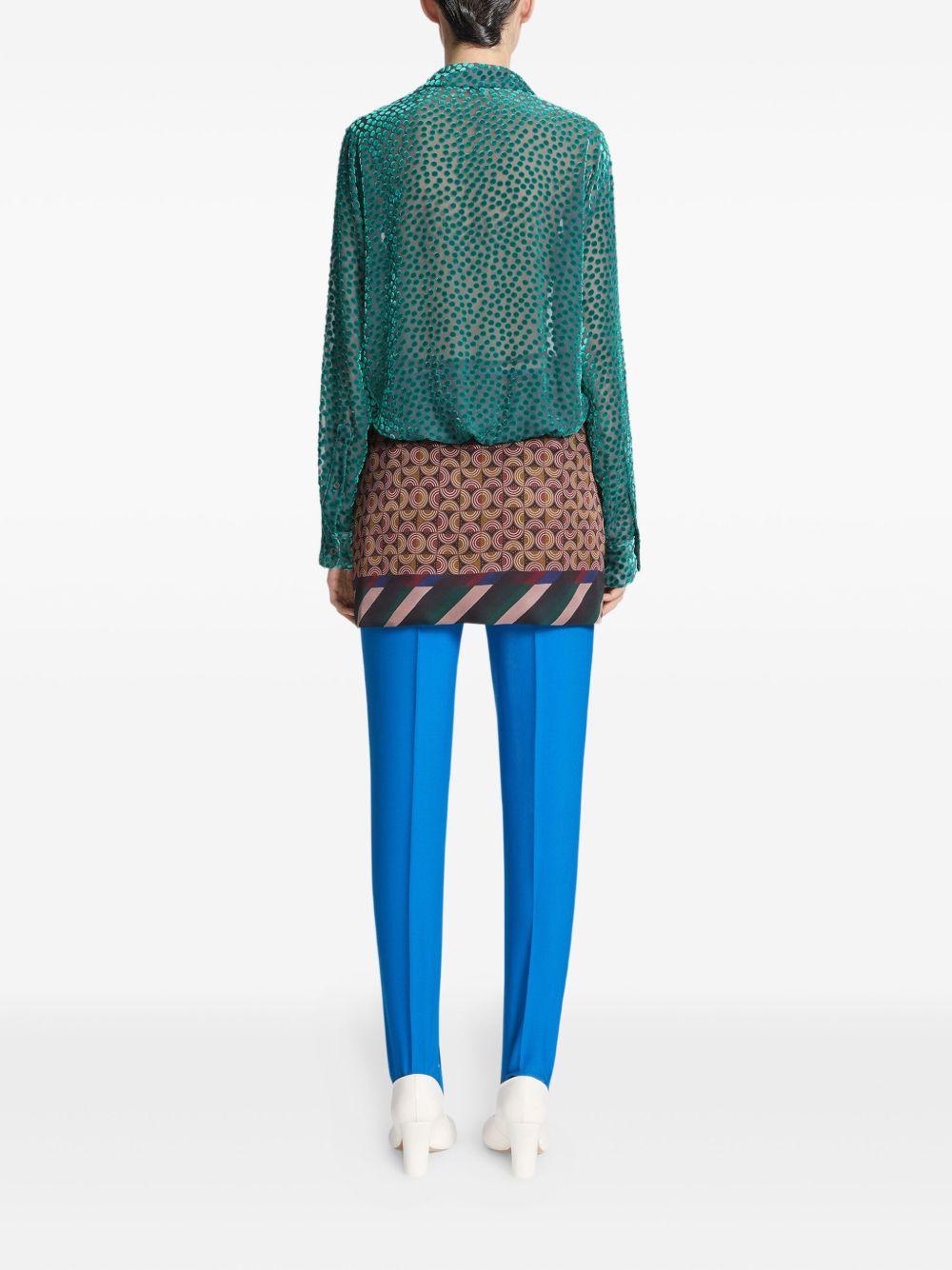 printed wrap mini skirt Product Image