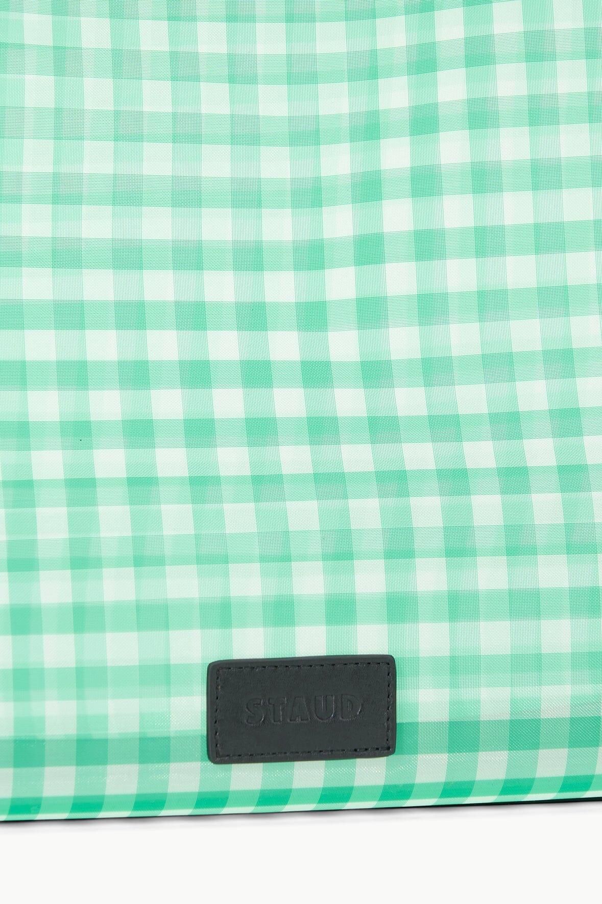 CHRISTOS LARGE MESH TOTE | JADE GINGHAM Product Image