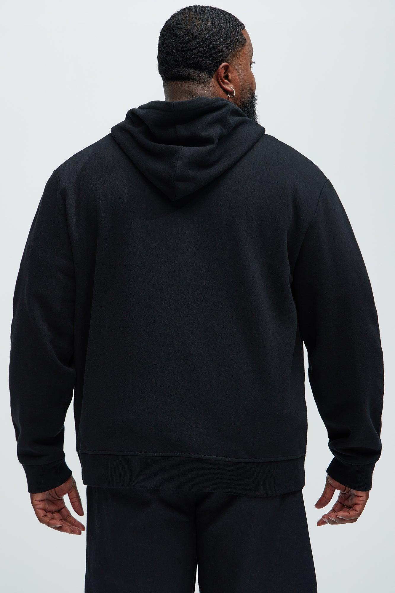 Tyson Zip Up Hoodie - Black Product Image