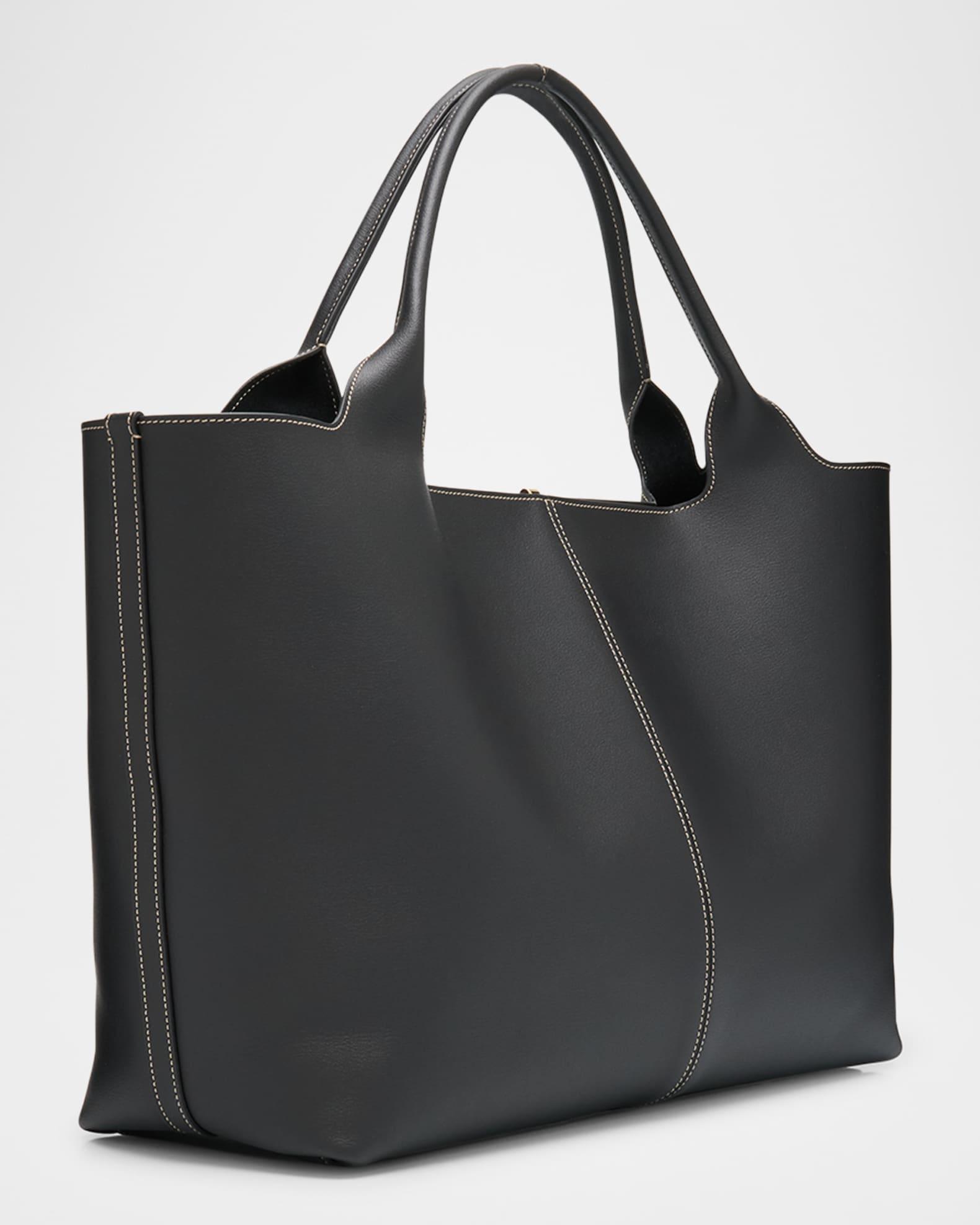 Medium Leather Tote Shopping Bag Product Image