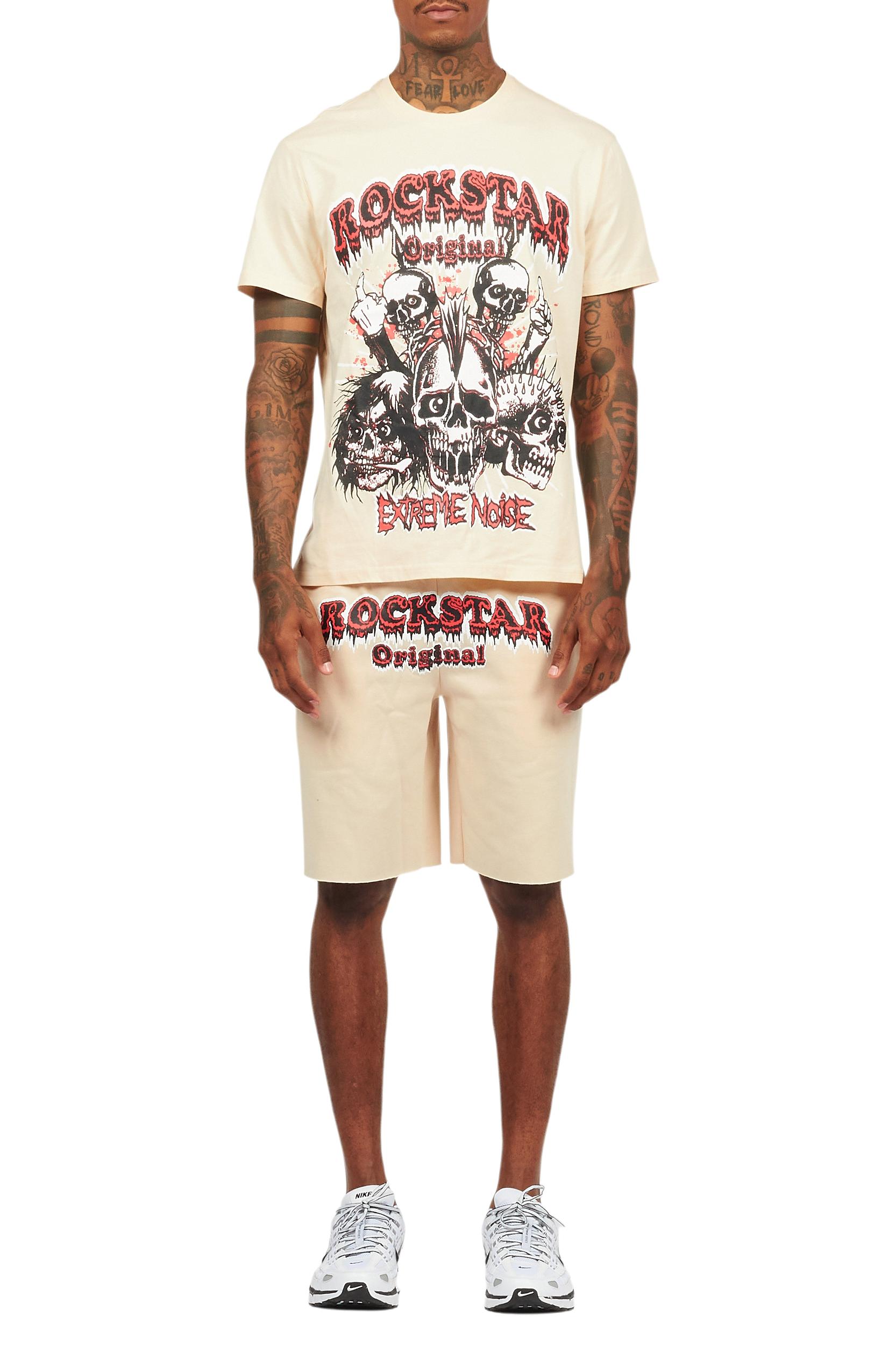 Tabor Beige T-Shirt/Short Set Male Product Image