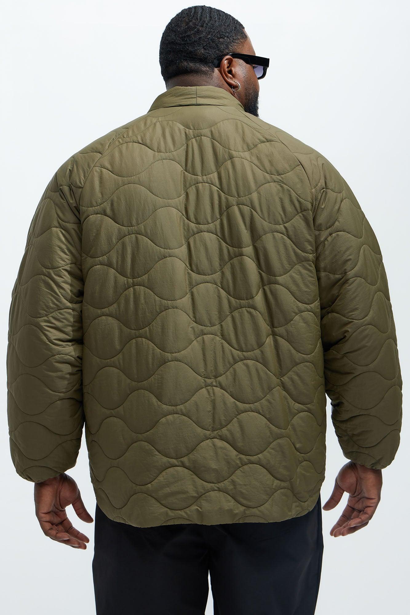 Good Luck Quilted Jacket - Olive Product Image