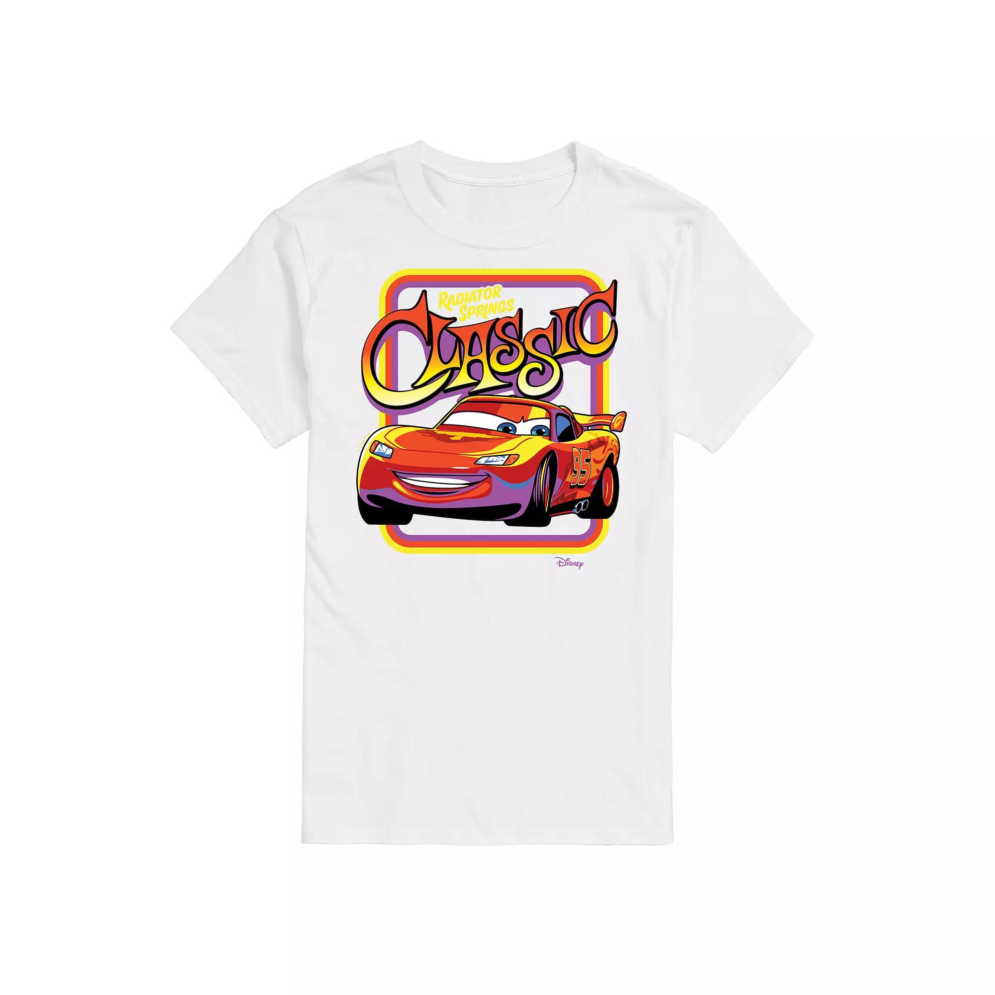 Disney / Pixar's Cars Lightening McQueen Men's Radiator Springs Classic Graphic Tee,  Product Image