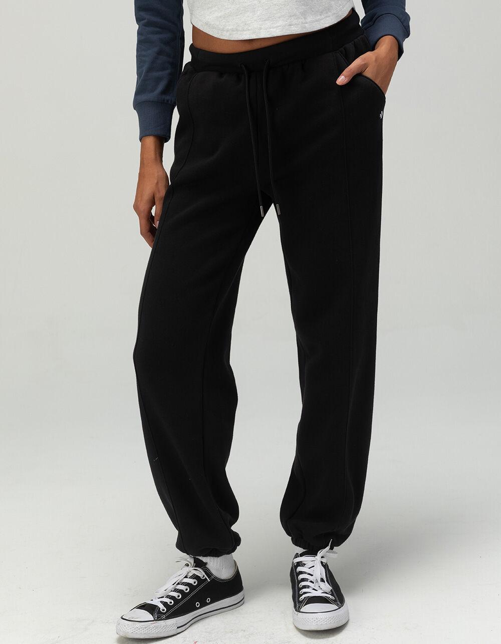 CONVERSE Womens Joggers - BLACK Product Image