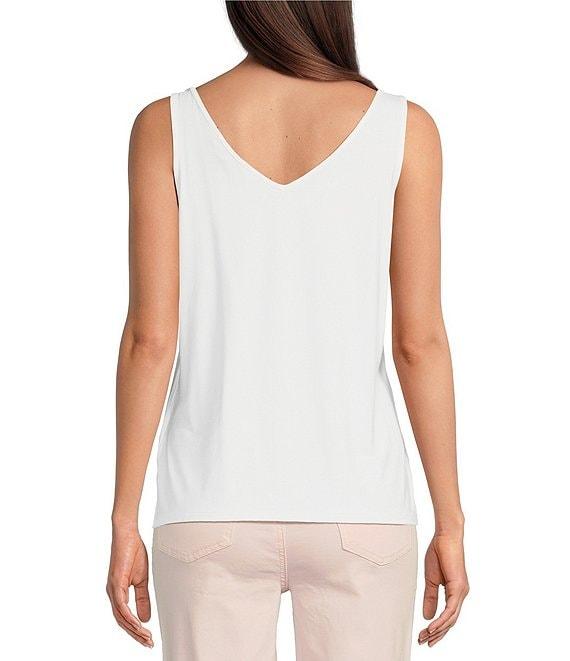 Charlie B. V-Neck Sleeveless Reversible Cami Tank Product Image