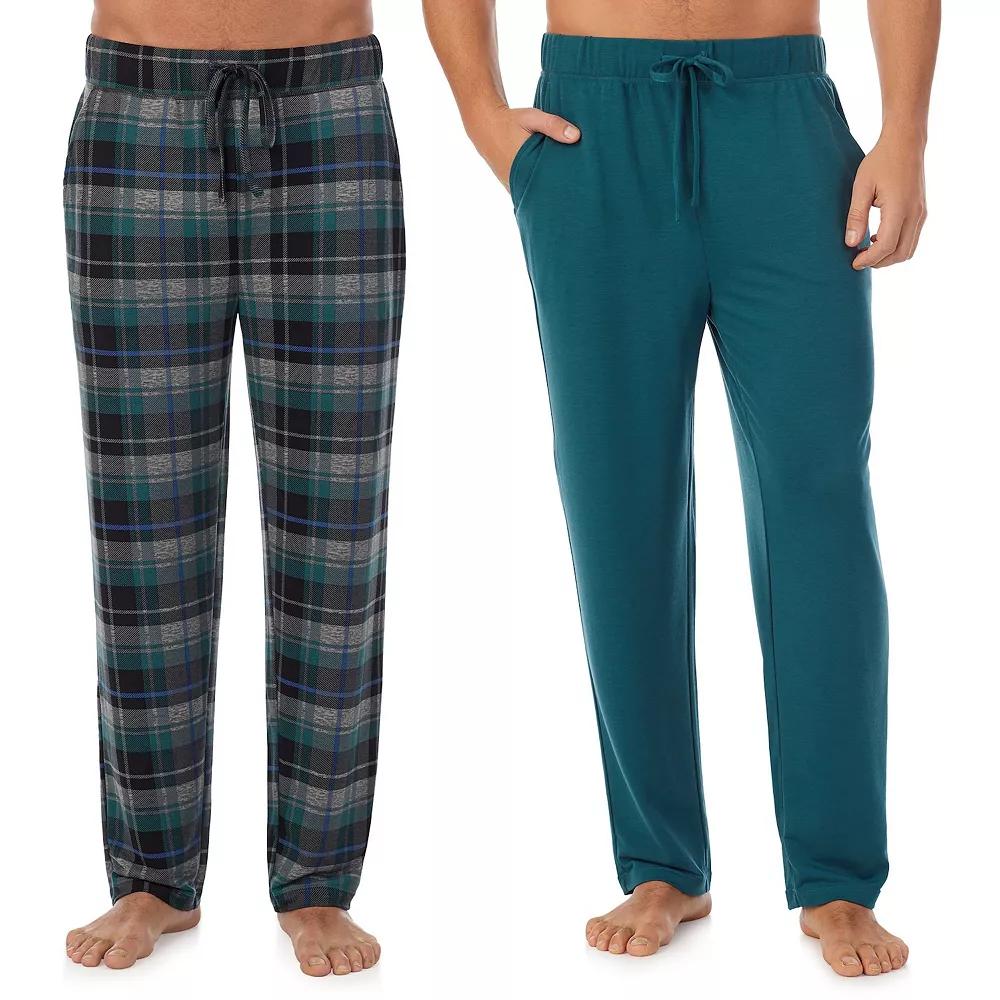 Men's Cuddl Duds® 2-Pack French Terry Pajama Pants,  Product Image