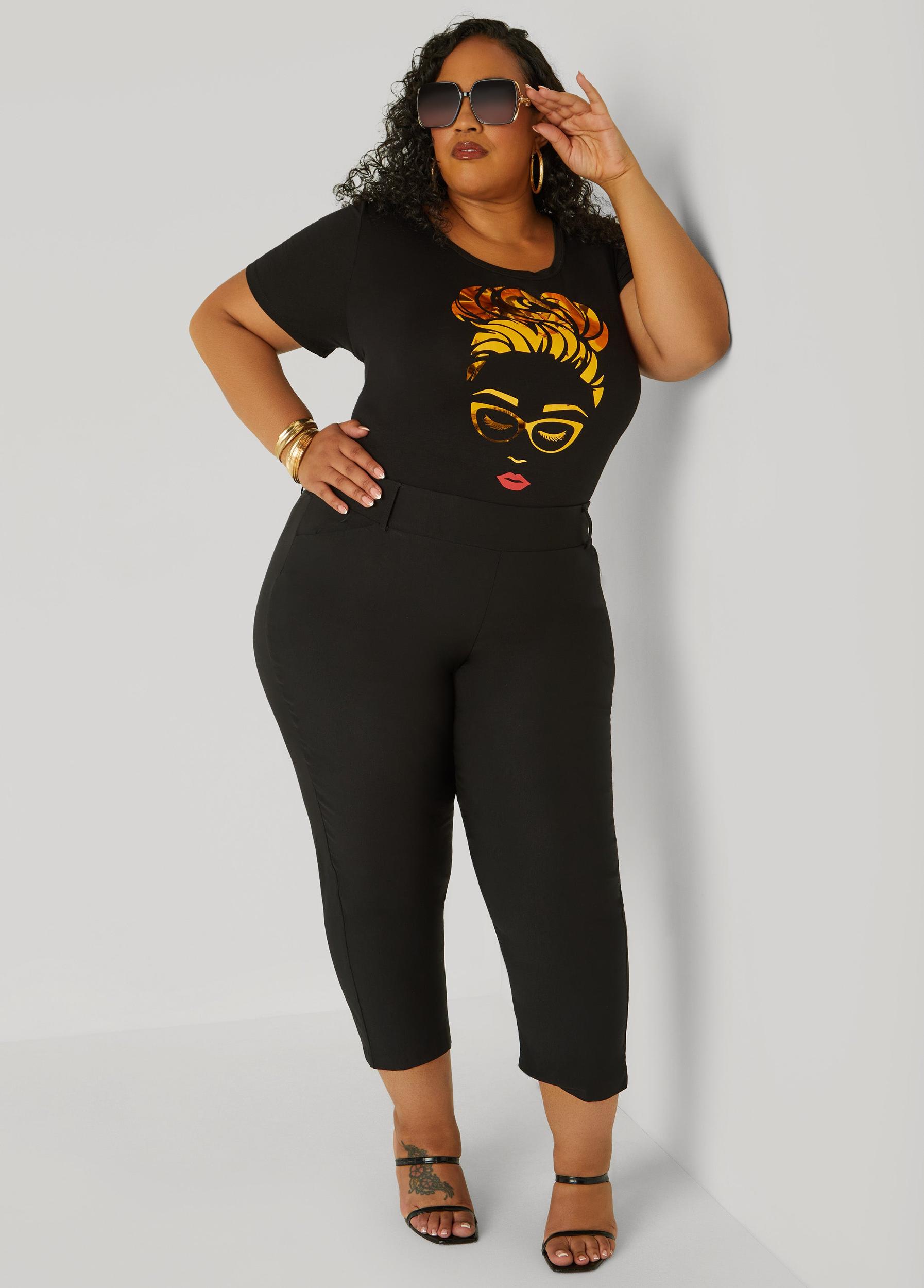 Metallic Graphic Tee Product Image