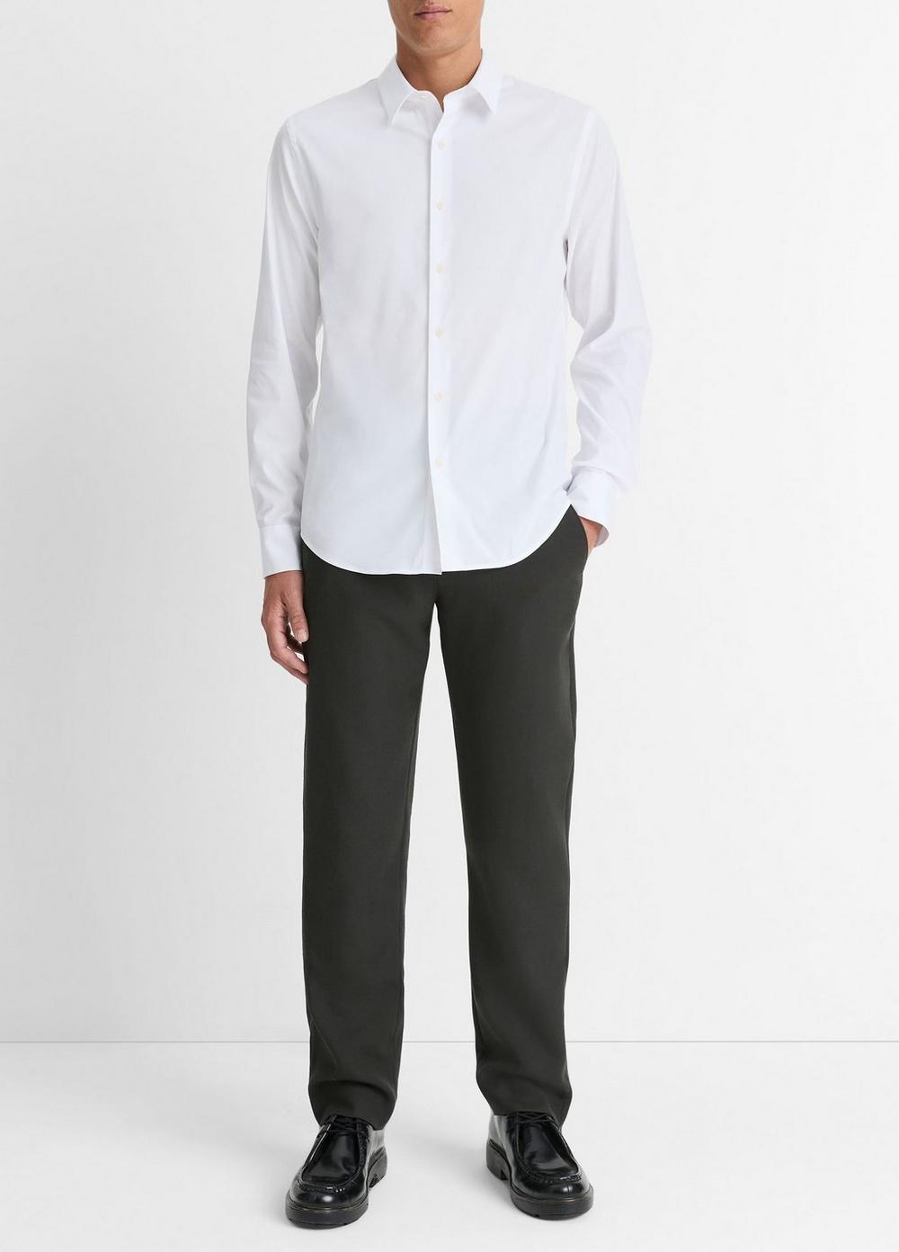Mens Stretch-cotton Poplin Shirt Vince Product Image