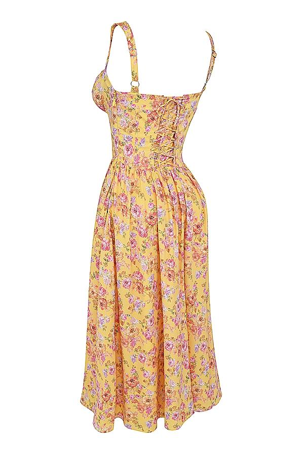 Tatiana  butter print midi sundress Product Image