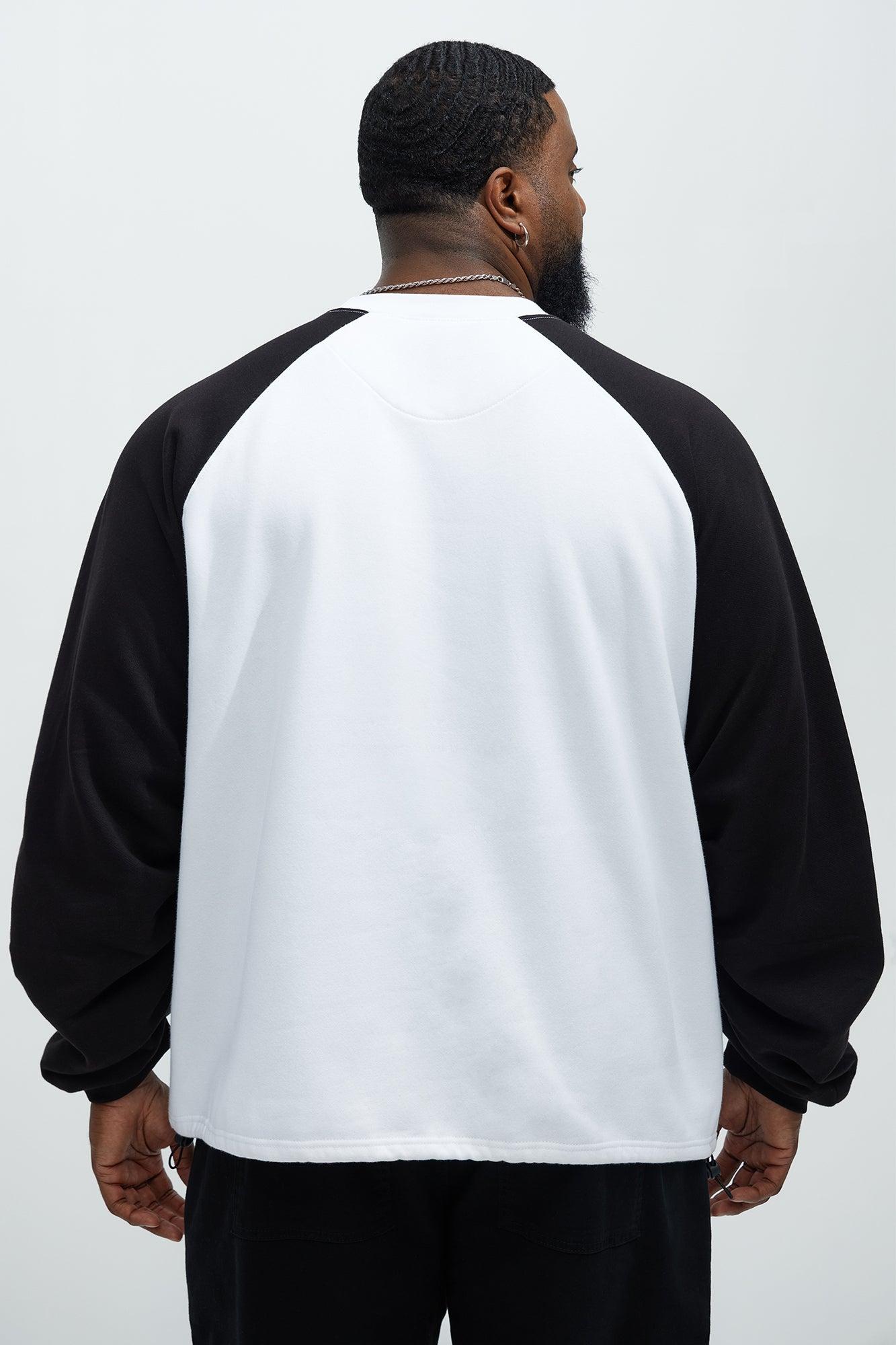 Ricky Raglan Crewneck - Black/combo Product Image