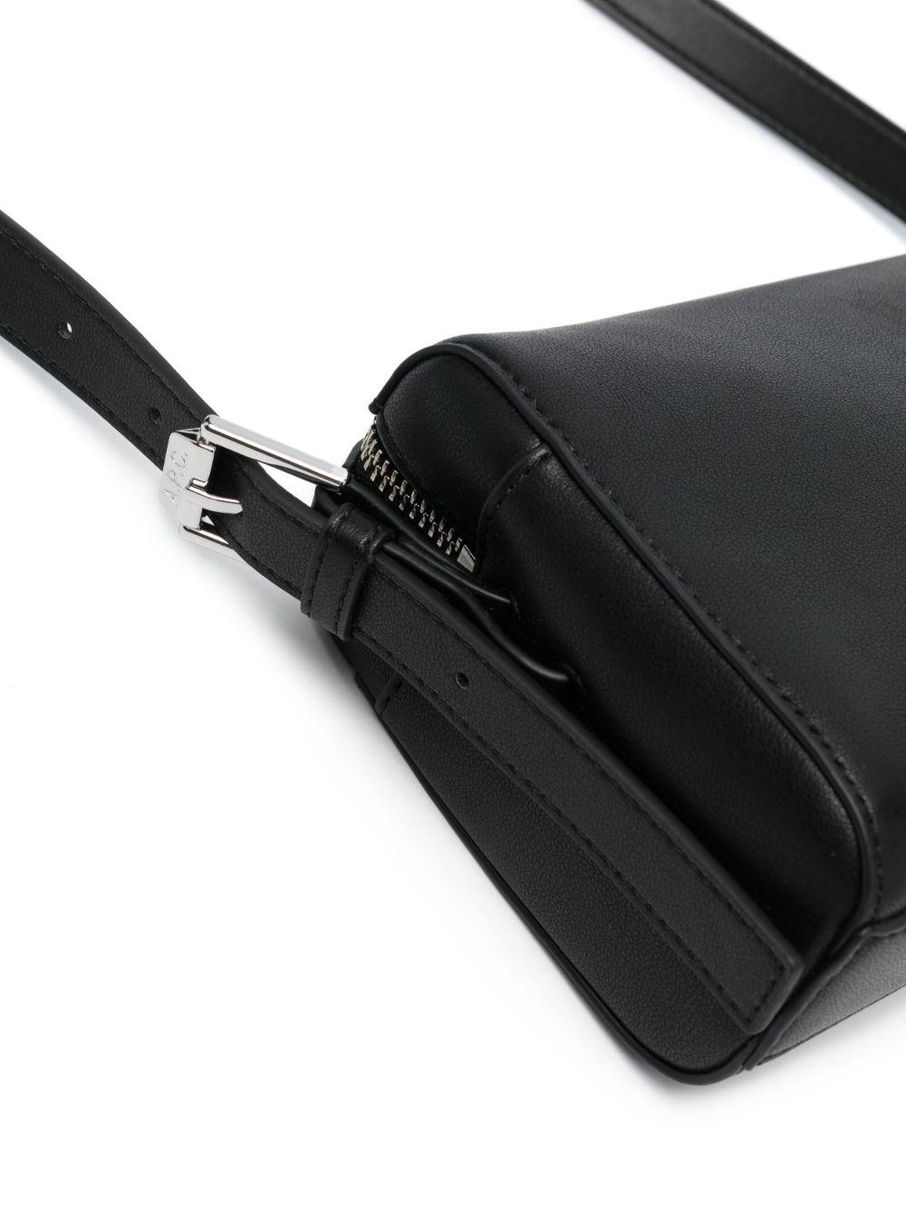 Nino faux-leather messenger bag Product Image