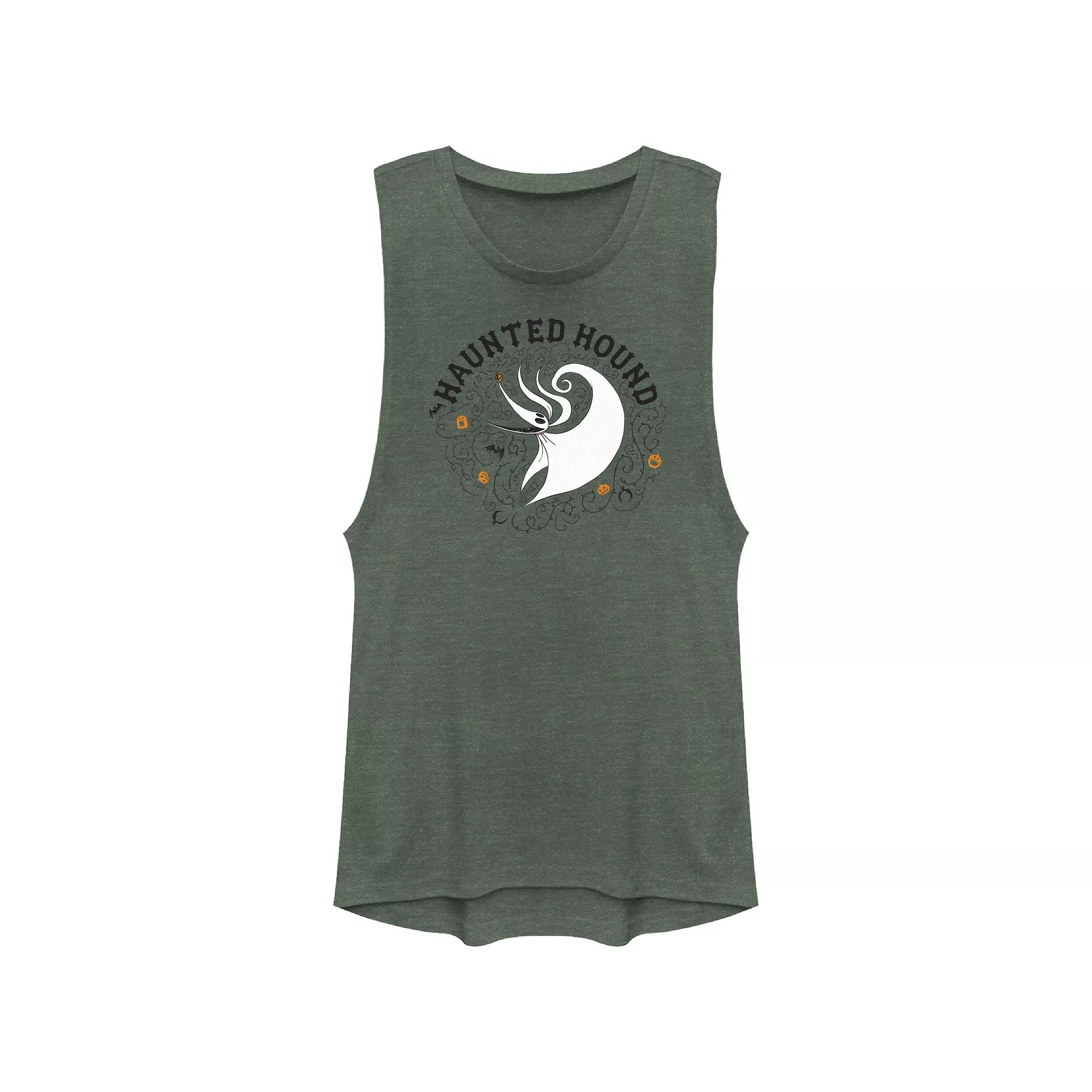Disney's The Nightmare Before Christmas Zero Haunted Hound Juniors' Graphic Tank Top, Girl's,  Product Image