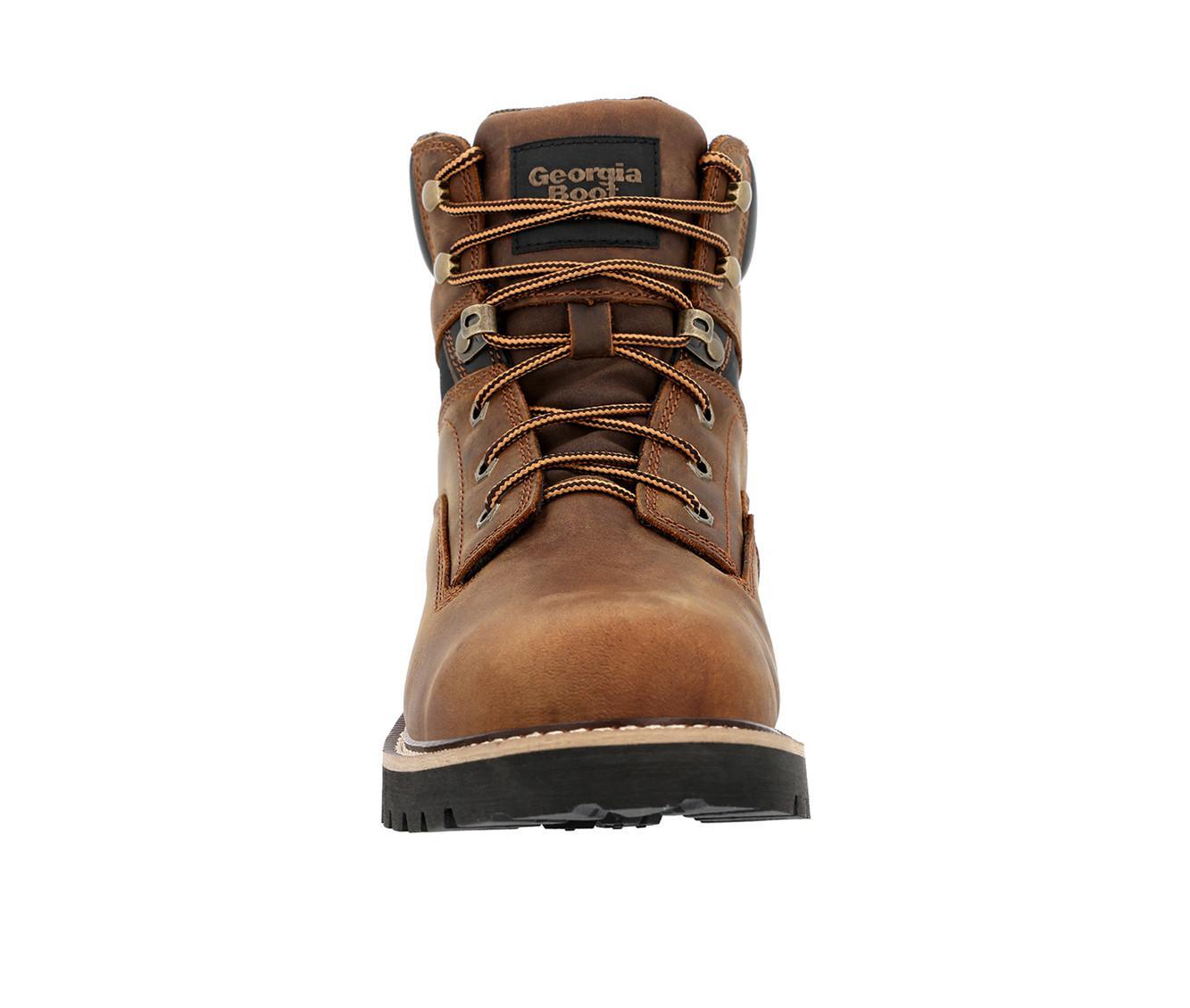 Men's Georgia Boot Core 37 6 Steel Toe Work Boots Product Image