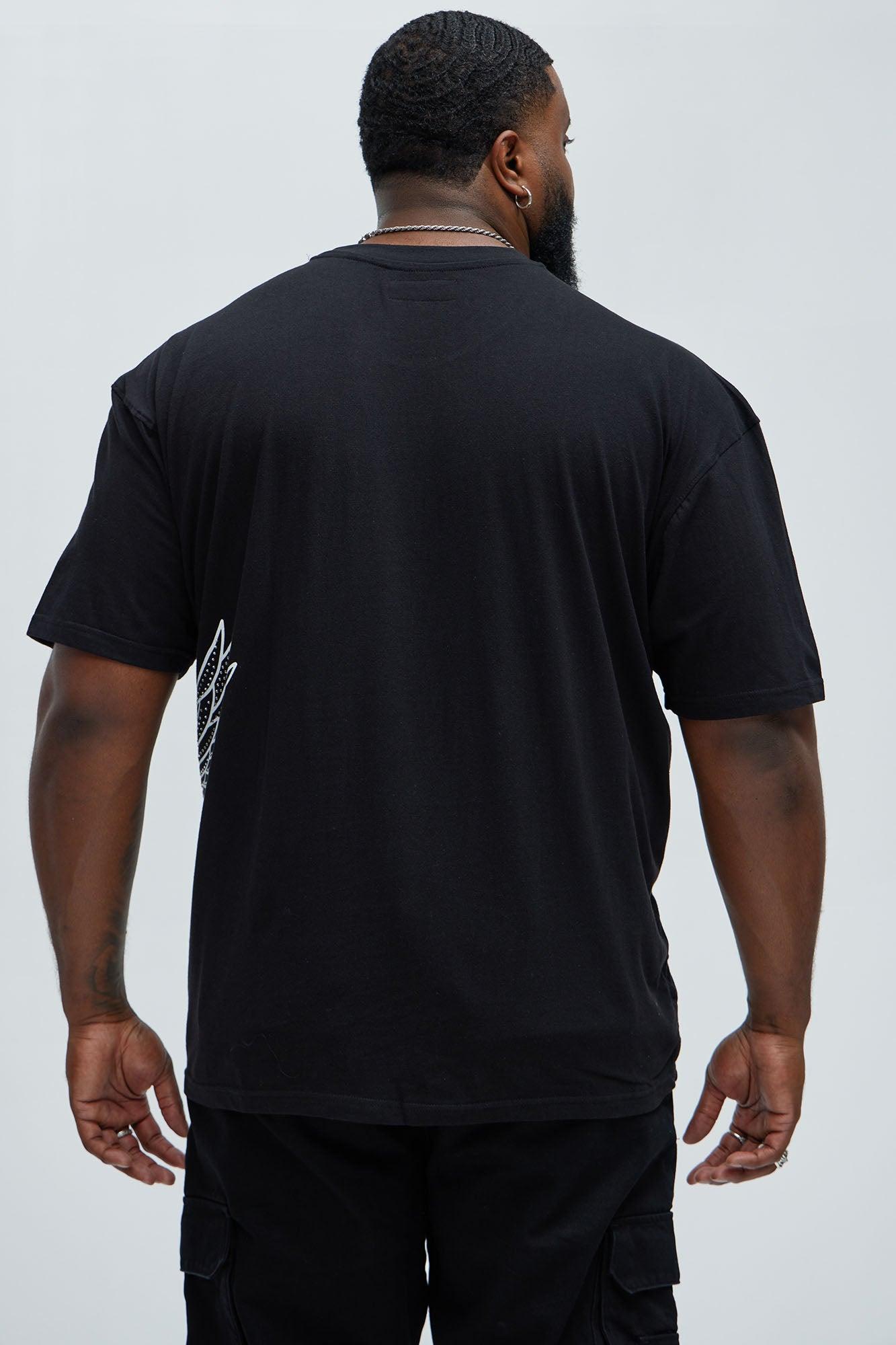 Fly Higher Shine Brighter Short Sleeve Tee - Black Product Image
