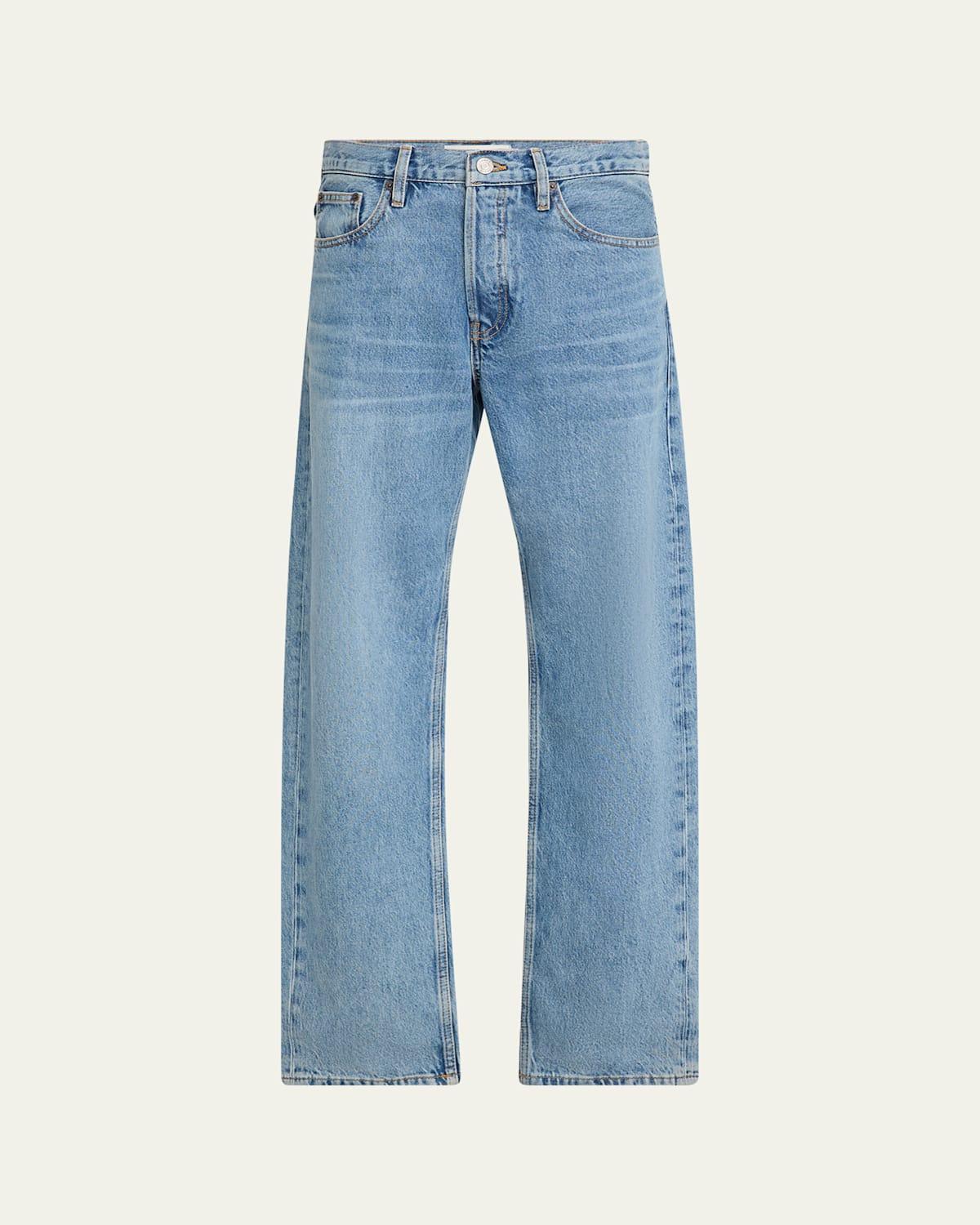 Mens The Straight Washed Jeans Product Image