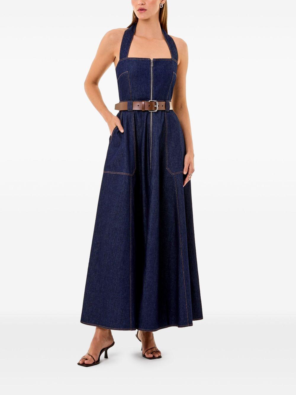 Anastasia halter midi dress Product Image