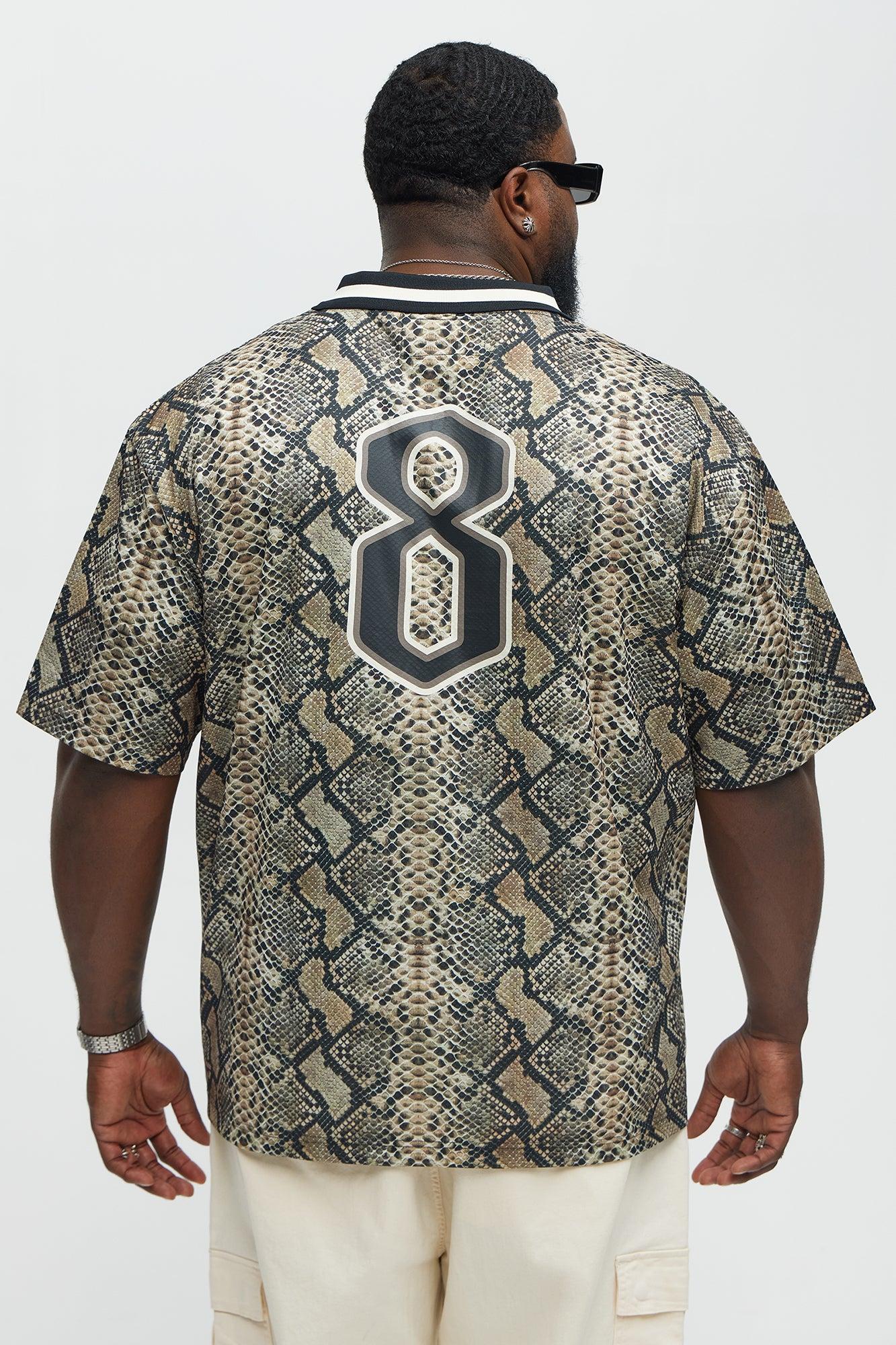 Snake LA Johnny Collar Soccer Jersey - Natural/Combo Product Image