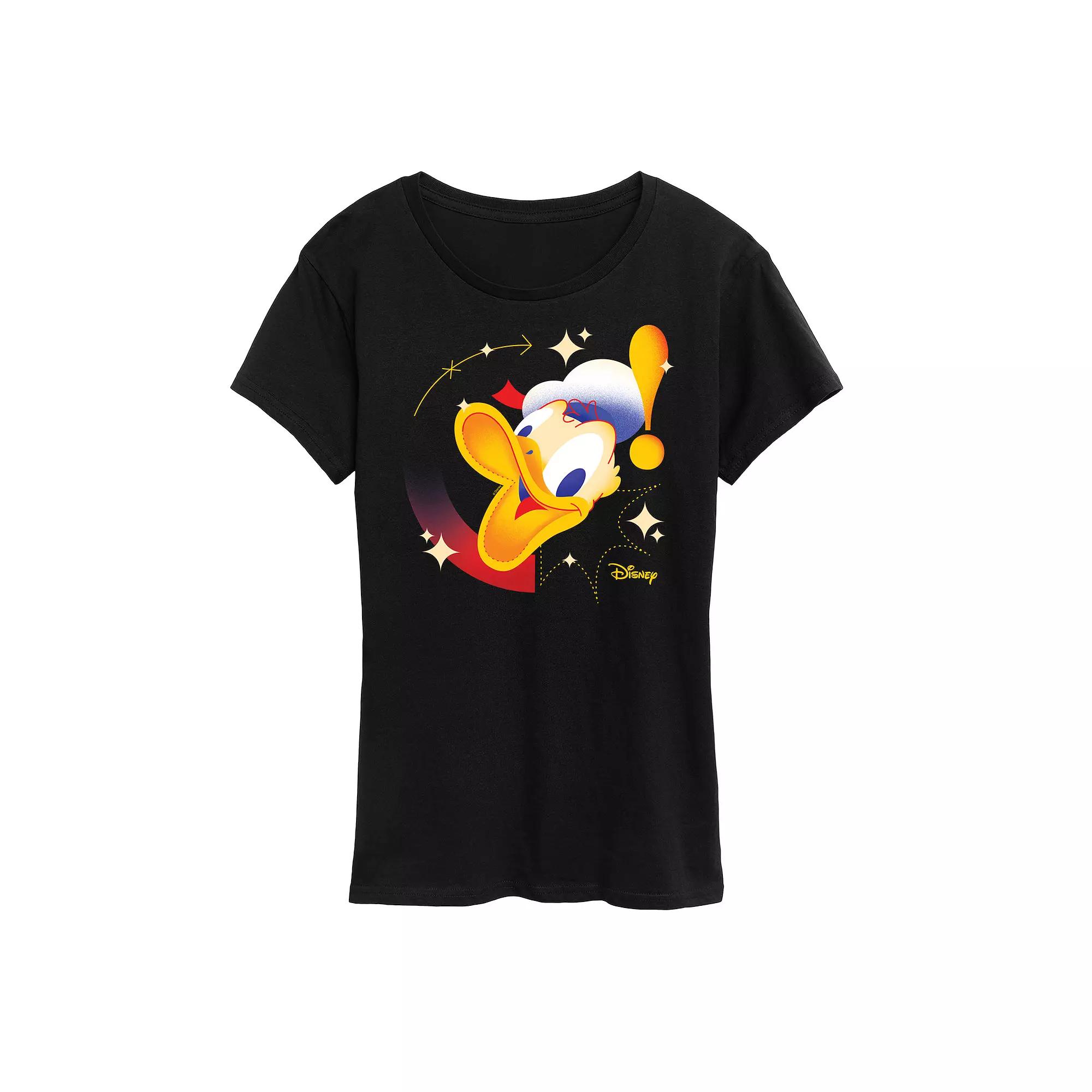 Disney's Donald Duck Women's Head Graphic Tee,  Product Image