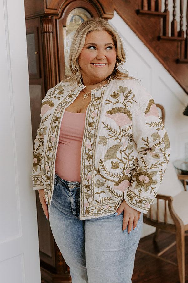 Strolling Down Haight-Ashbury Street Embroidered Jacket Product Image