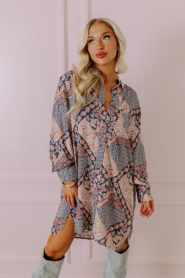 Chime In Floral Mini Dress Product Image