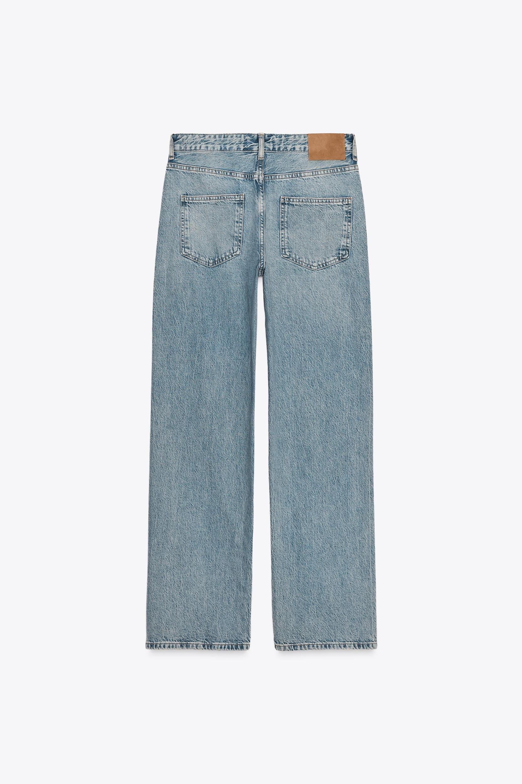 ZW COLLECTION RELAXED MID-RISE JEANS Product Image