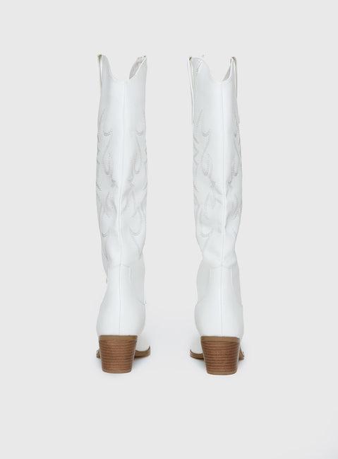 Billini Urson Boots White Product Image