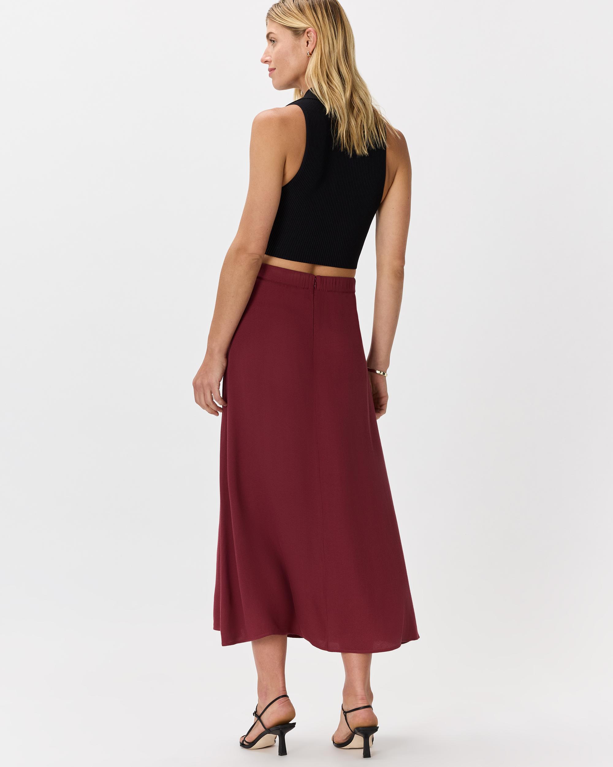 Quince | Women's Lightweight Crepe Slip Skirt Recycled Polyester Product Image