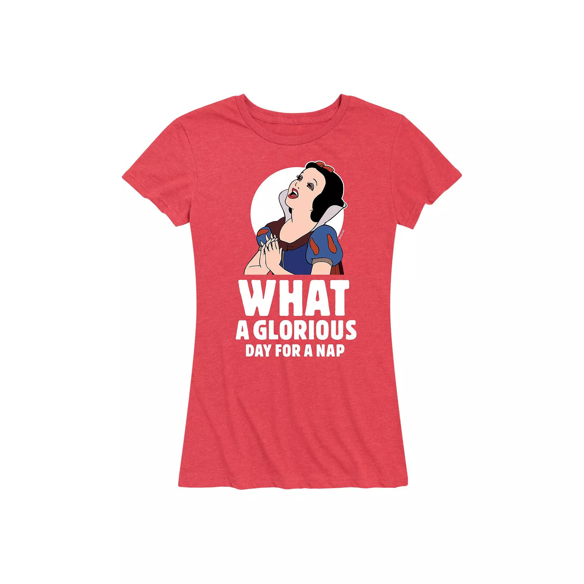 Disney Princess Snow White Women's Nap Graphic Tee, Girl's,  Product Image