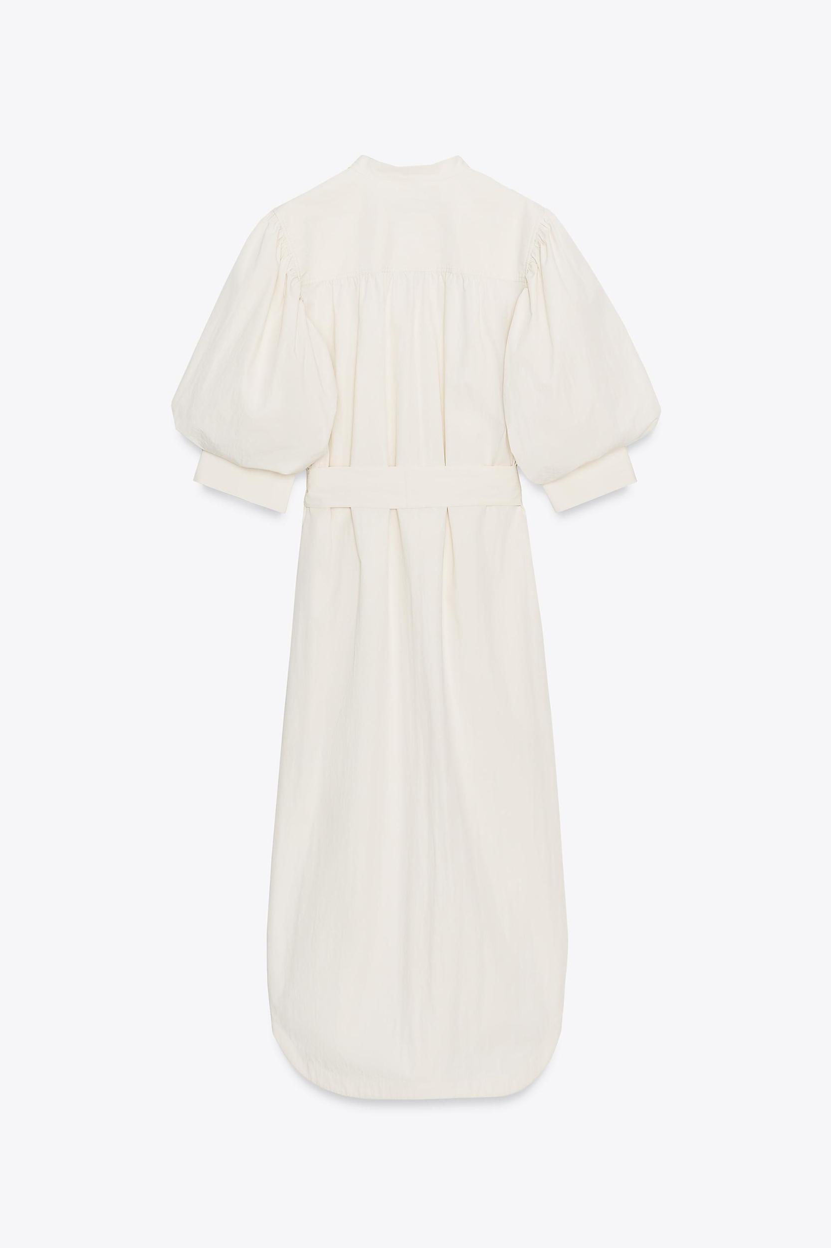 ZW COLLECTION BALLOON SLEEVE SHIRT DRESS Product Image