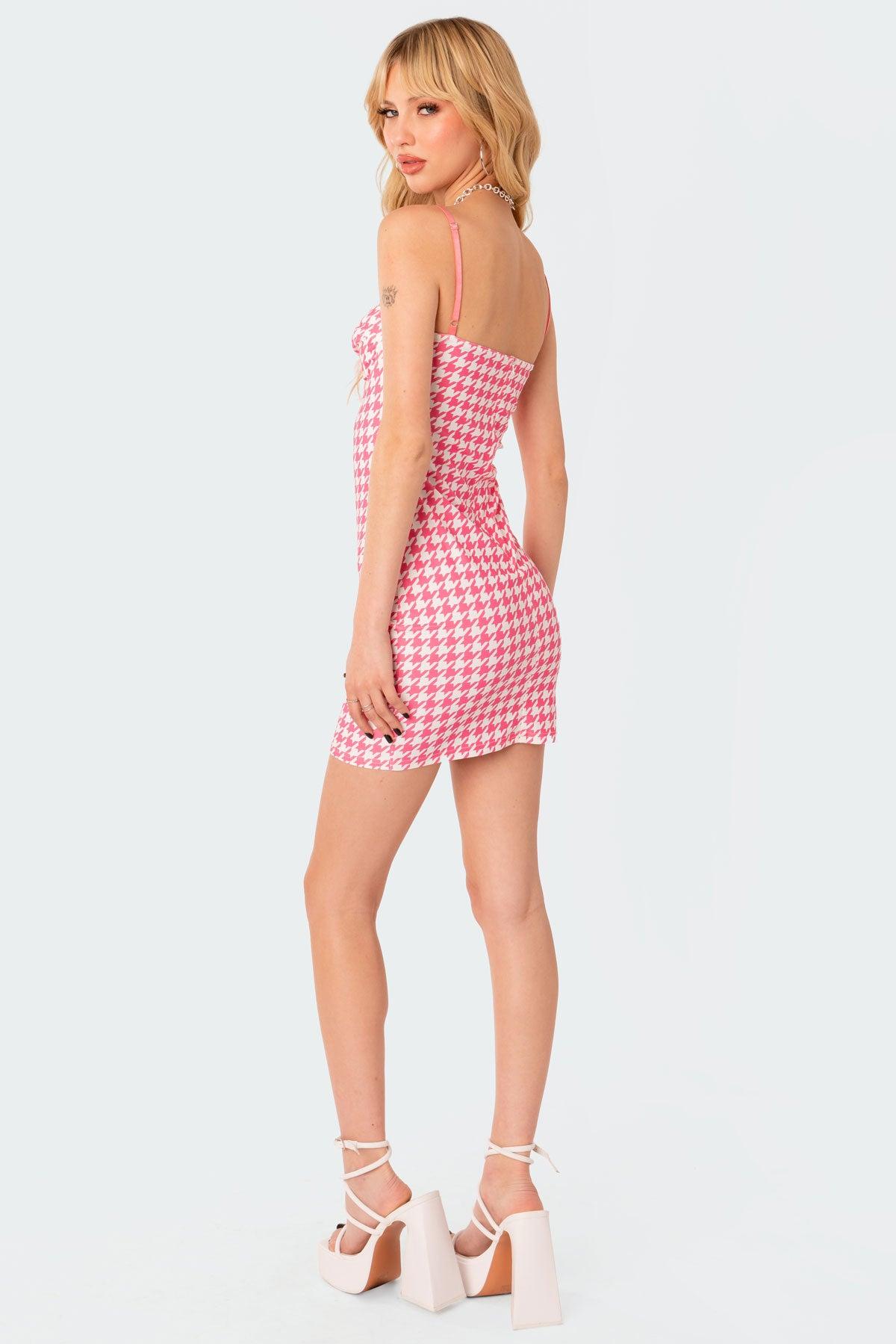 Pepita Mini Dress Product Image