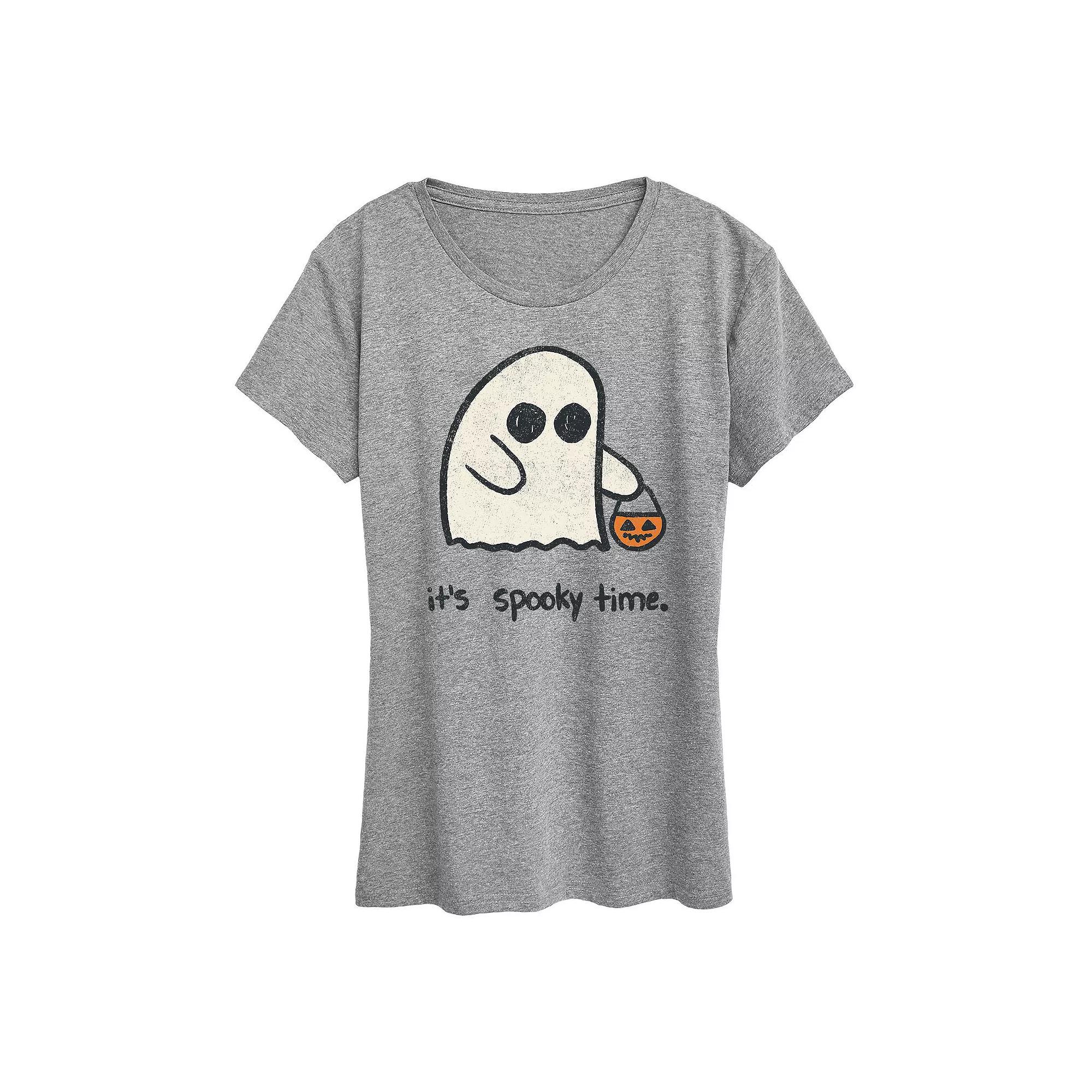 Women's It's Spooky Time Halloween Tee, Girl's,  Product Image