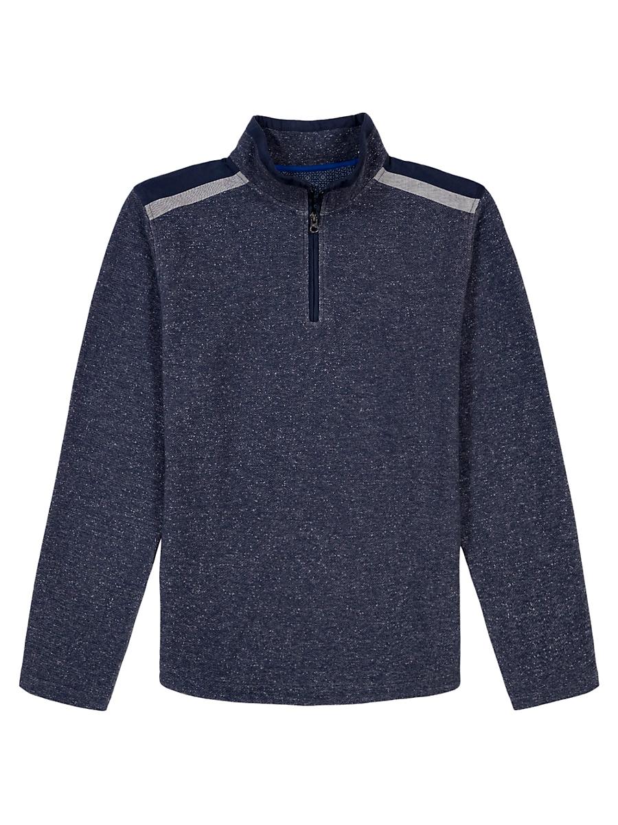 Mens Rufino Knit Quarter-Zip Sweater Product Image