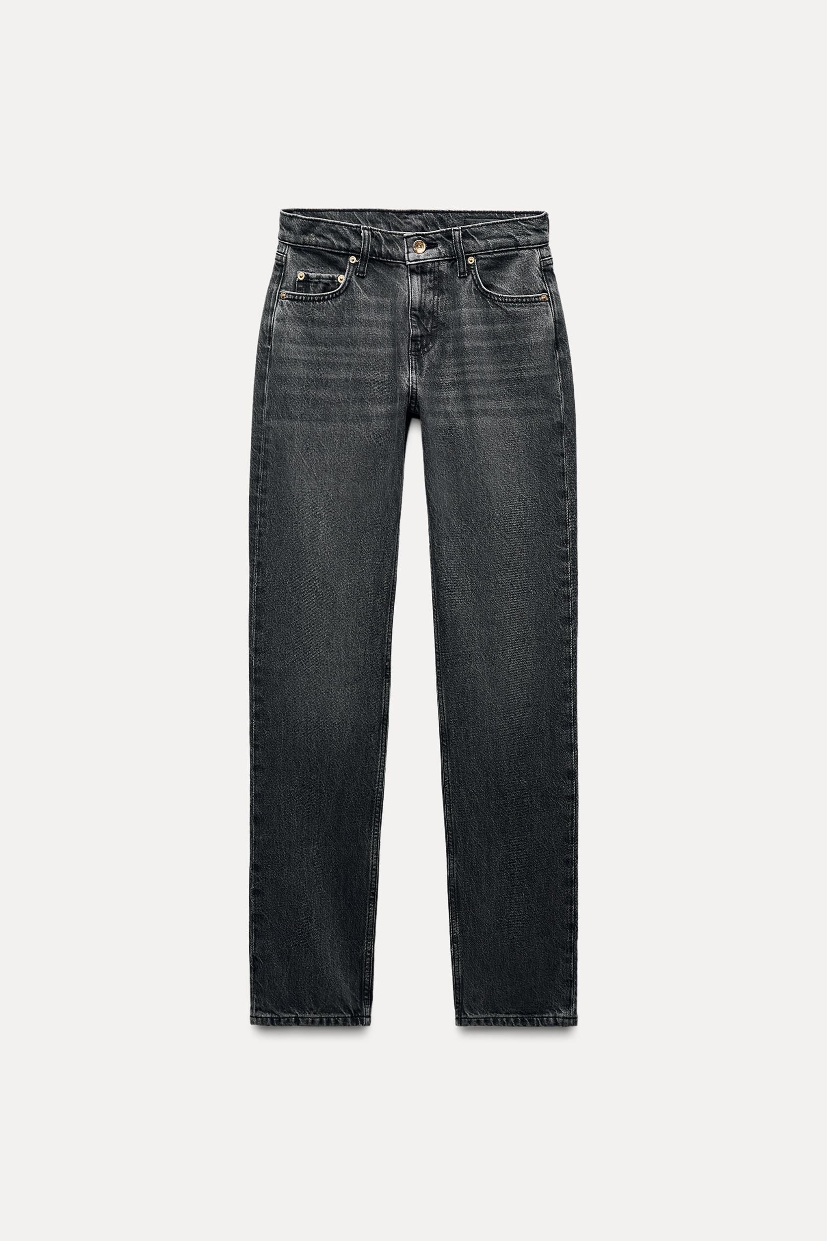 ZW COLLECTION LOW RISE STRAIGHT LEG JEANS Product Image