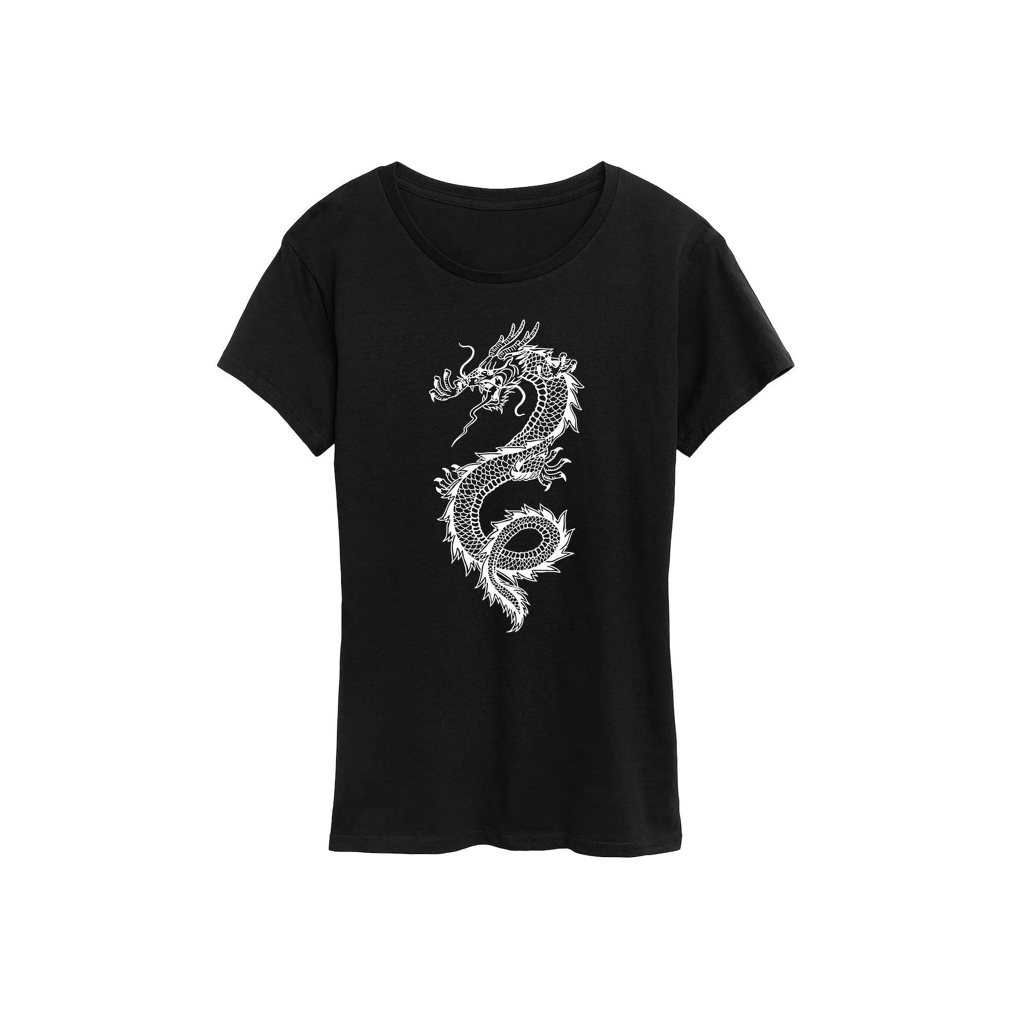 Women's Chinese Dragon Graphic Tee,  Product Image