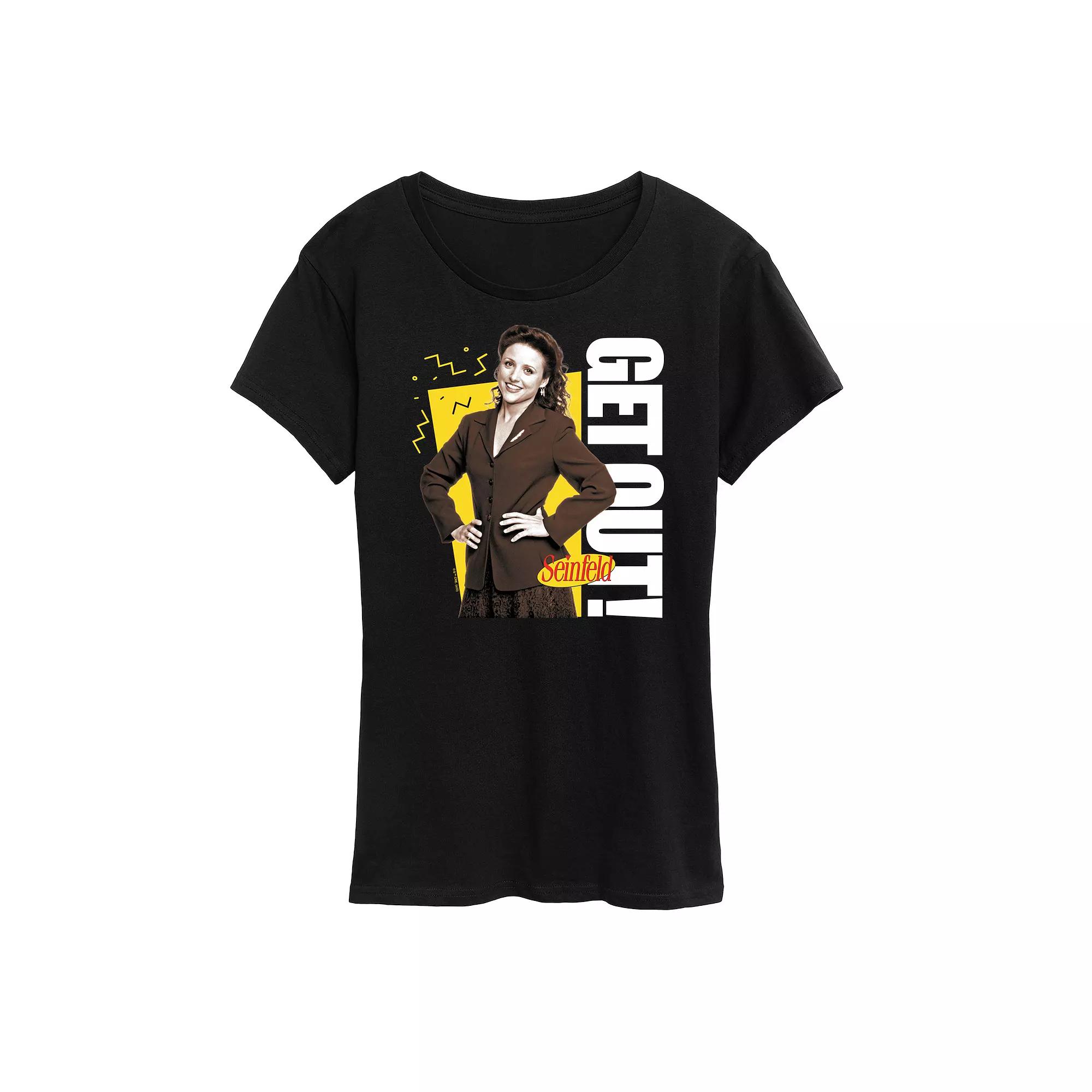 Women's Seinfeld Elaine Get Out Graphic Tee,  Product Image