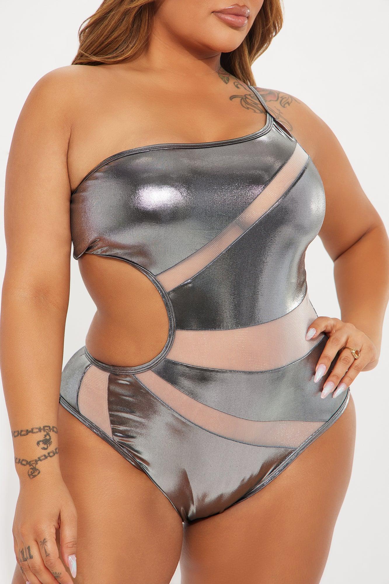 Juliette 1 Piece Swimsuit - Silver Product Image