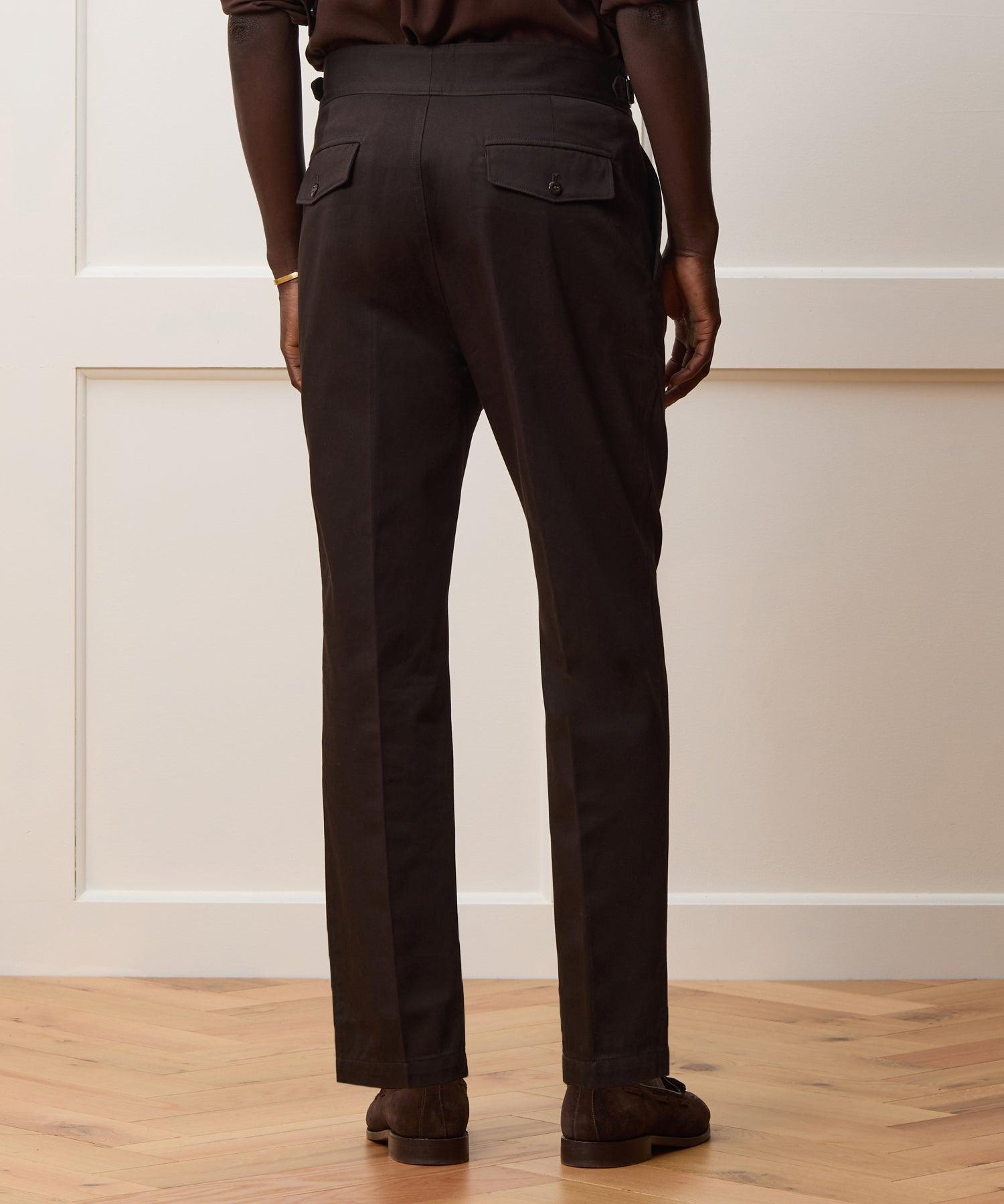 Italian Lightweight Cotton Gurkha Trouser Product Image