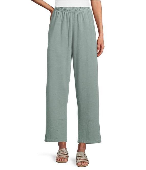 Bryn Walker Bamboo Blend French Terry Elastic Waist Travel Pants Product Image
