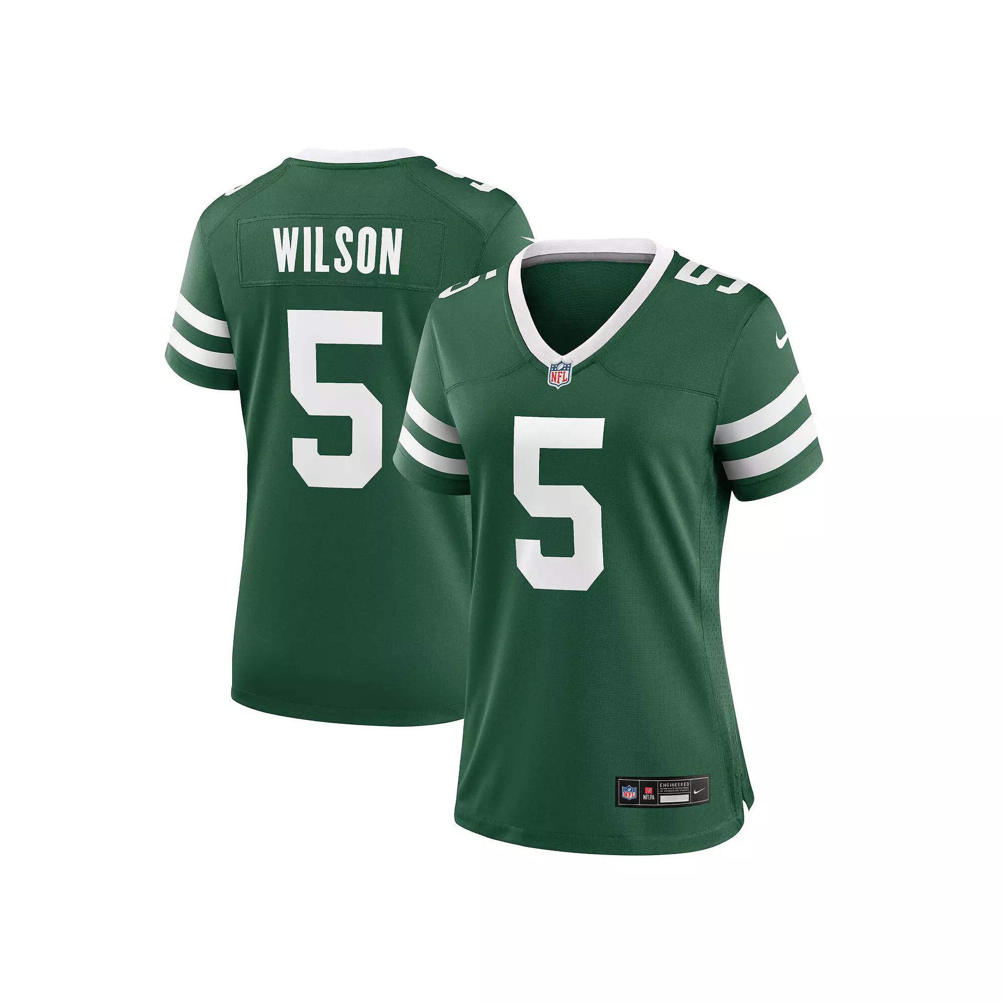 Garrett Wilson New York Jets Nike Womens NFL Game Football Jersey | 67NW03T672F-GTF Product Image