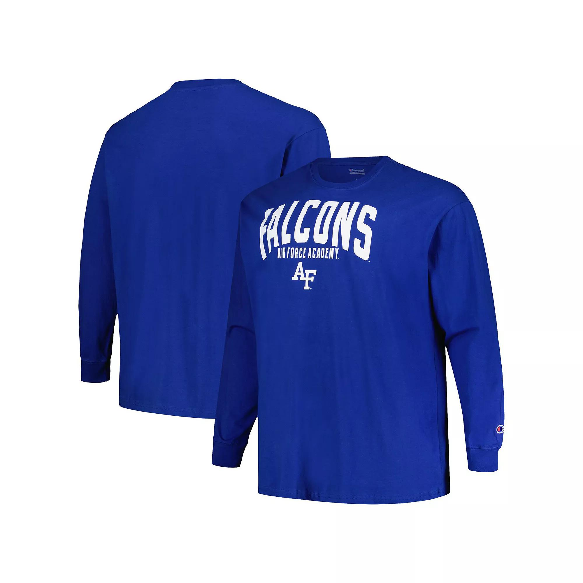 Men's Profile Royal Air Force Falcons Big & Tall Color Arch Long Sleeve T-Shirt,  Product Image