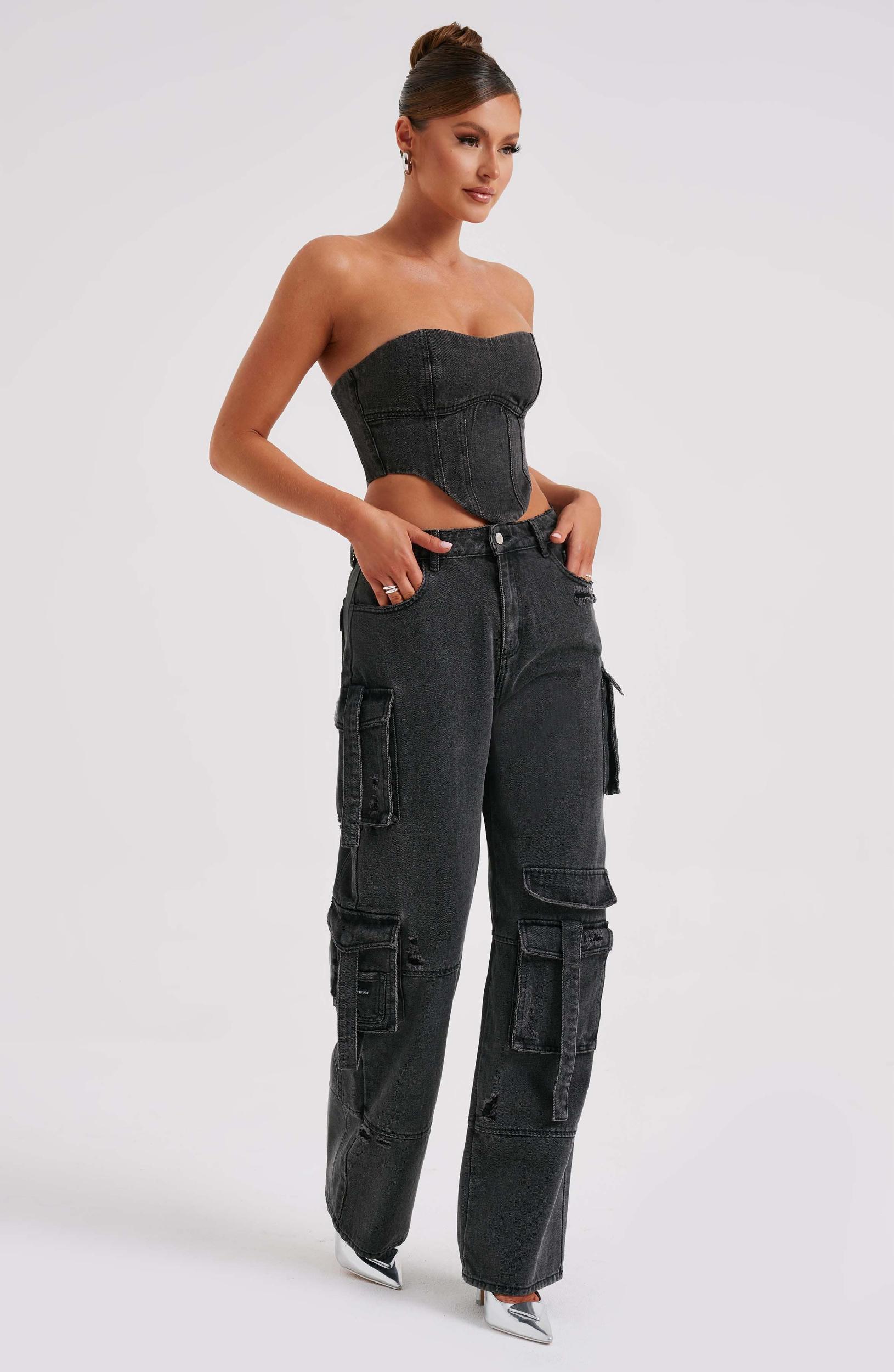 Brooklyn Cargo Pant - Black Product Image