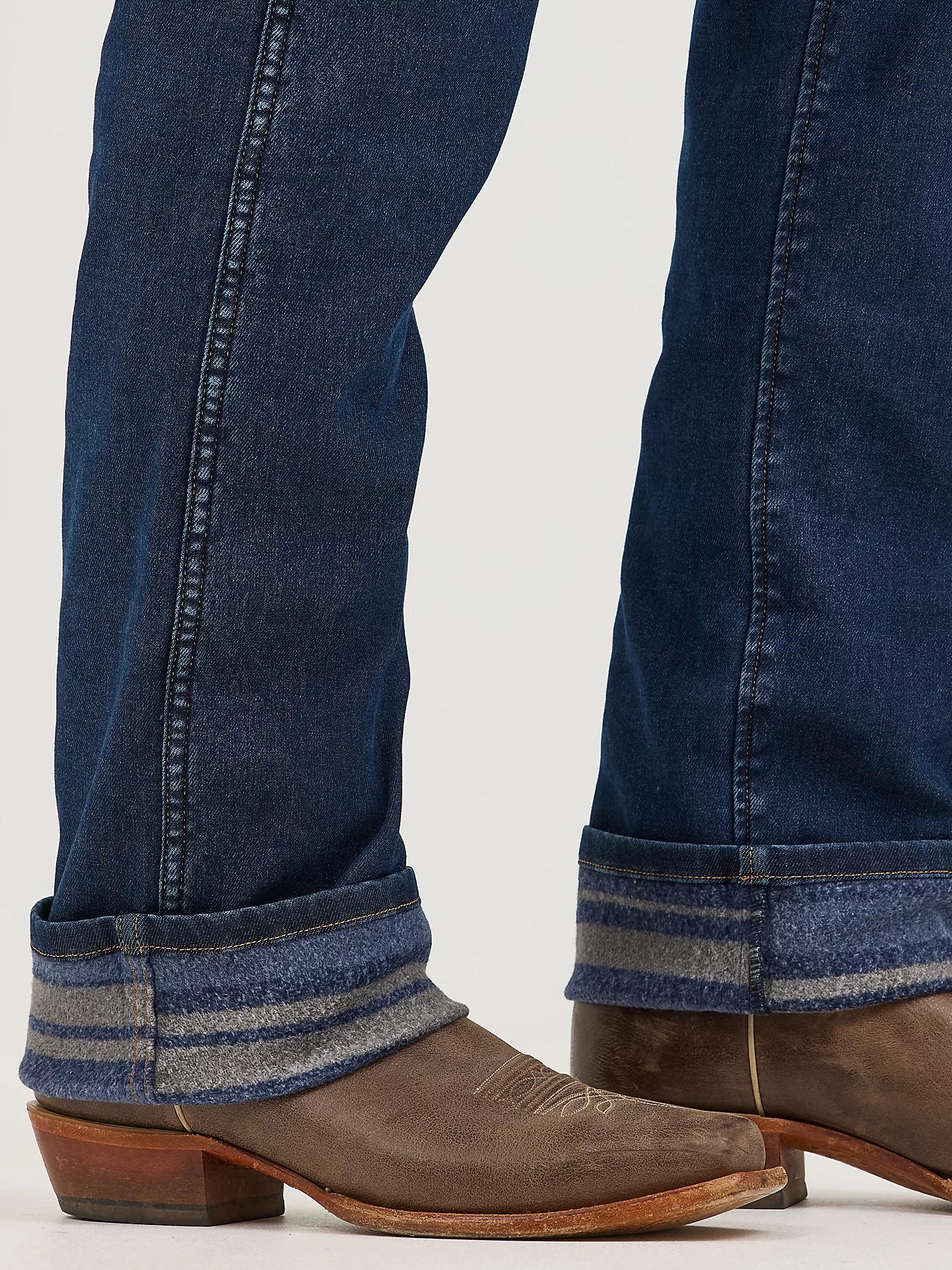 Premium Performance Cowboy Cut® Regular Fit Jean - Flannel Lined | Men's JEANS | Wrangler® Product Image