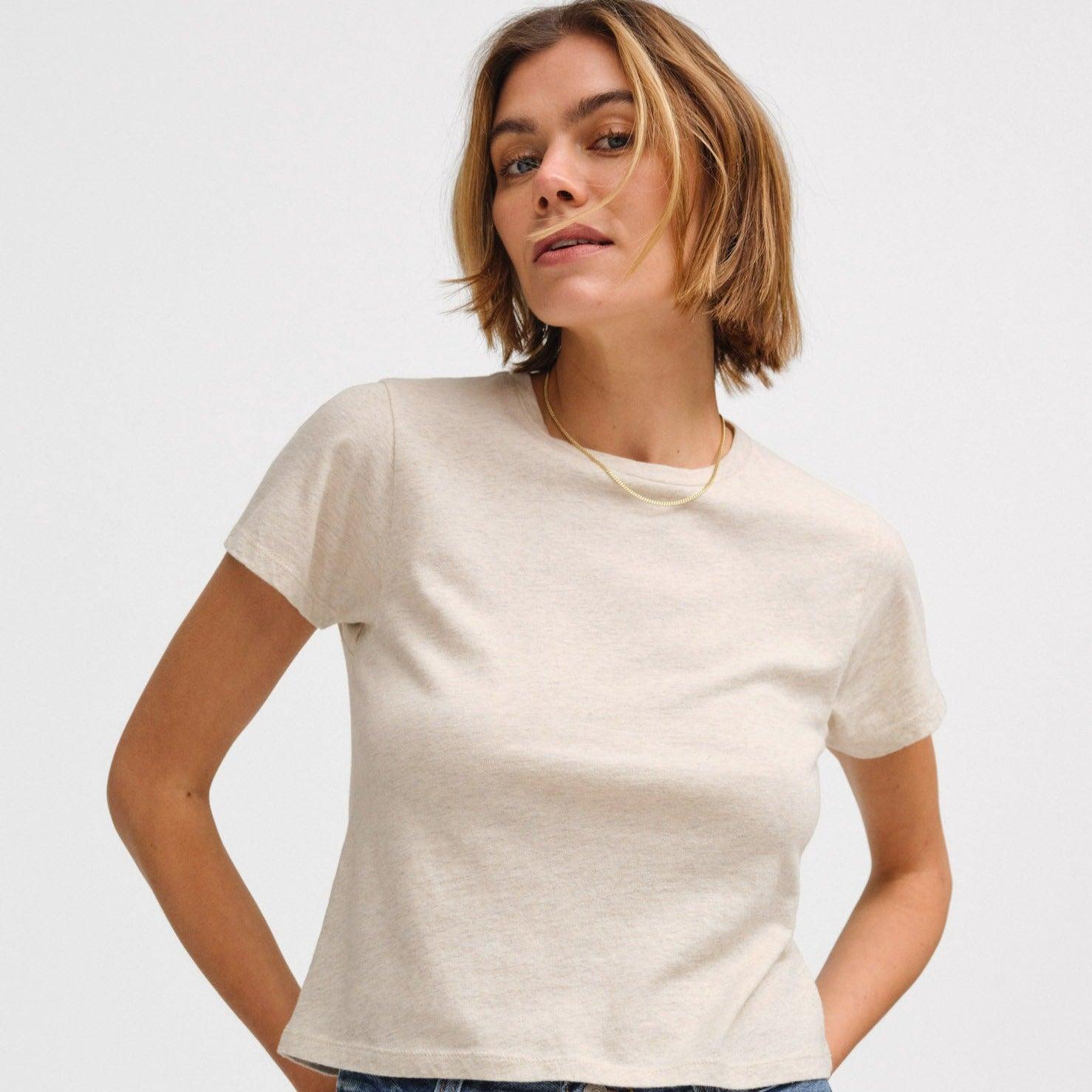 Organic Cotton Shrunken Tee Female Product Image