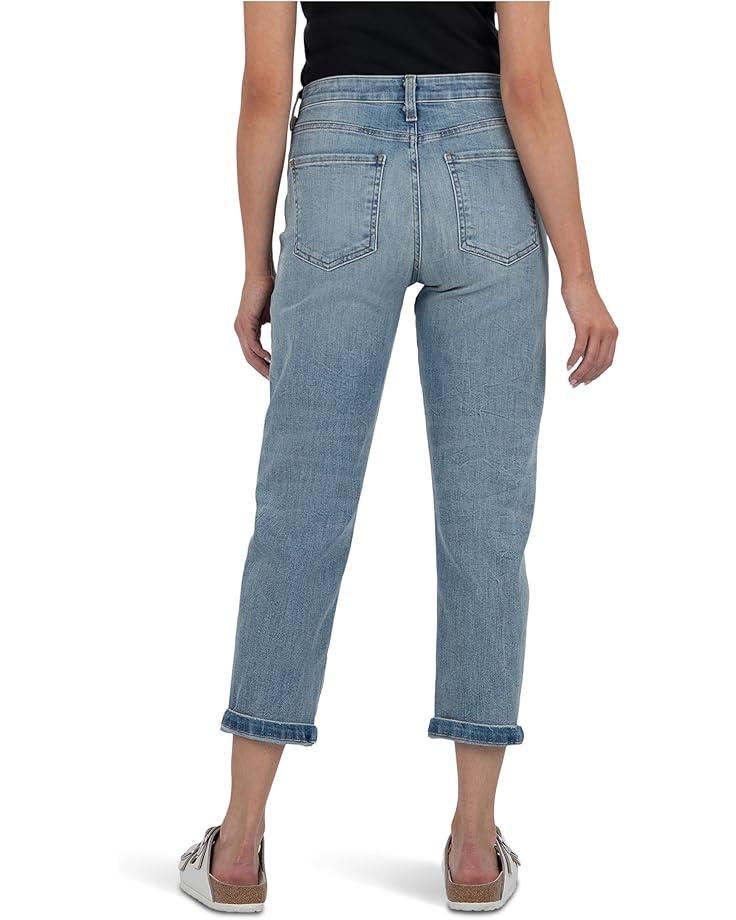 Petite Kelsey High-Rise Fab AB Ankle Flare in Royal Product Image