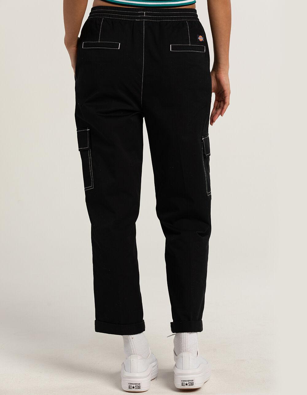 DICKIES Womens Cargo Pants - BLACK Product Image