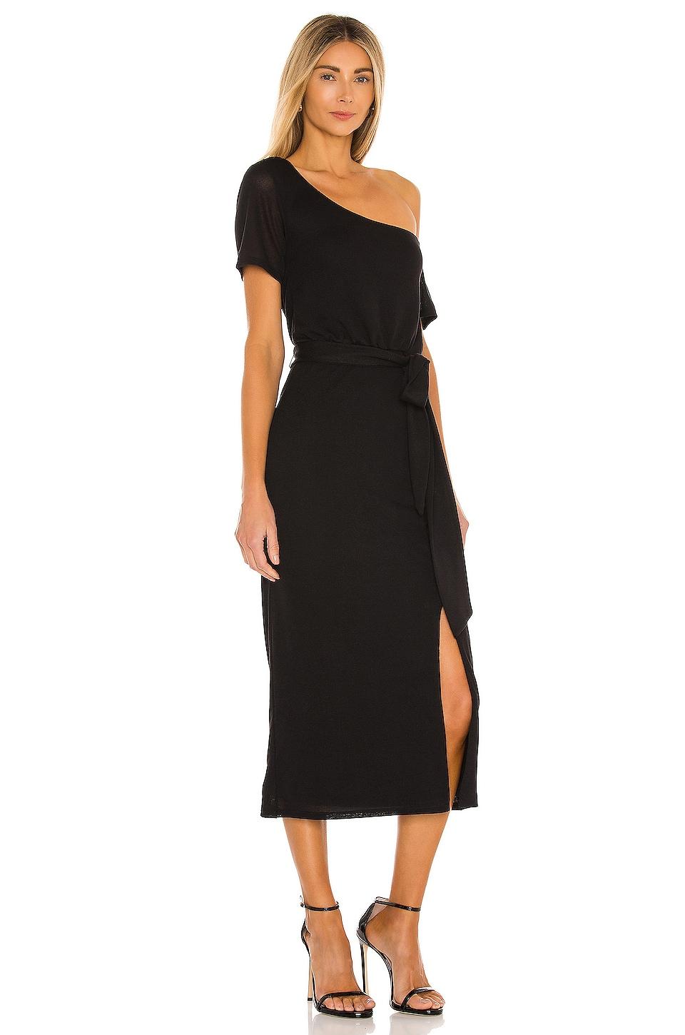 Lovers and Friends Eden Midi Dress in Black Product Image