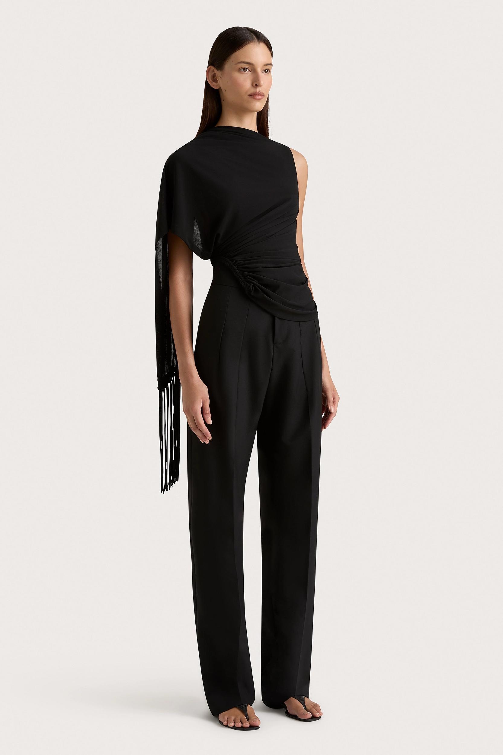 Lena High Waisted Pant Black - Final Sale Product Image