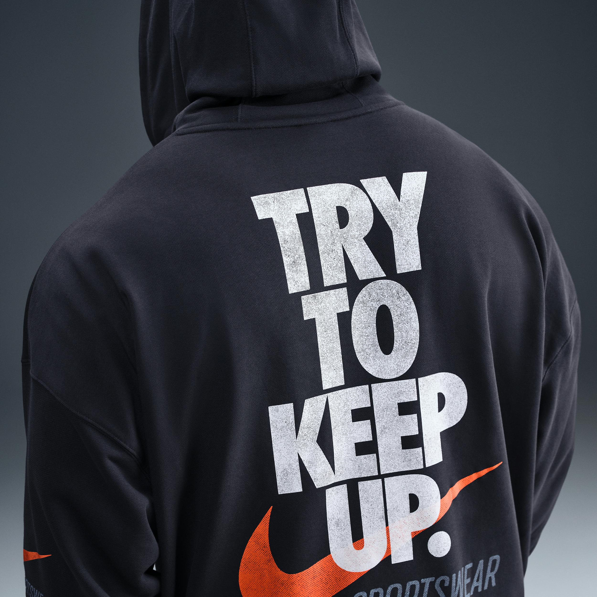 Nike Men's Club Oversized French Terry Pullover Hoodie Product Image